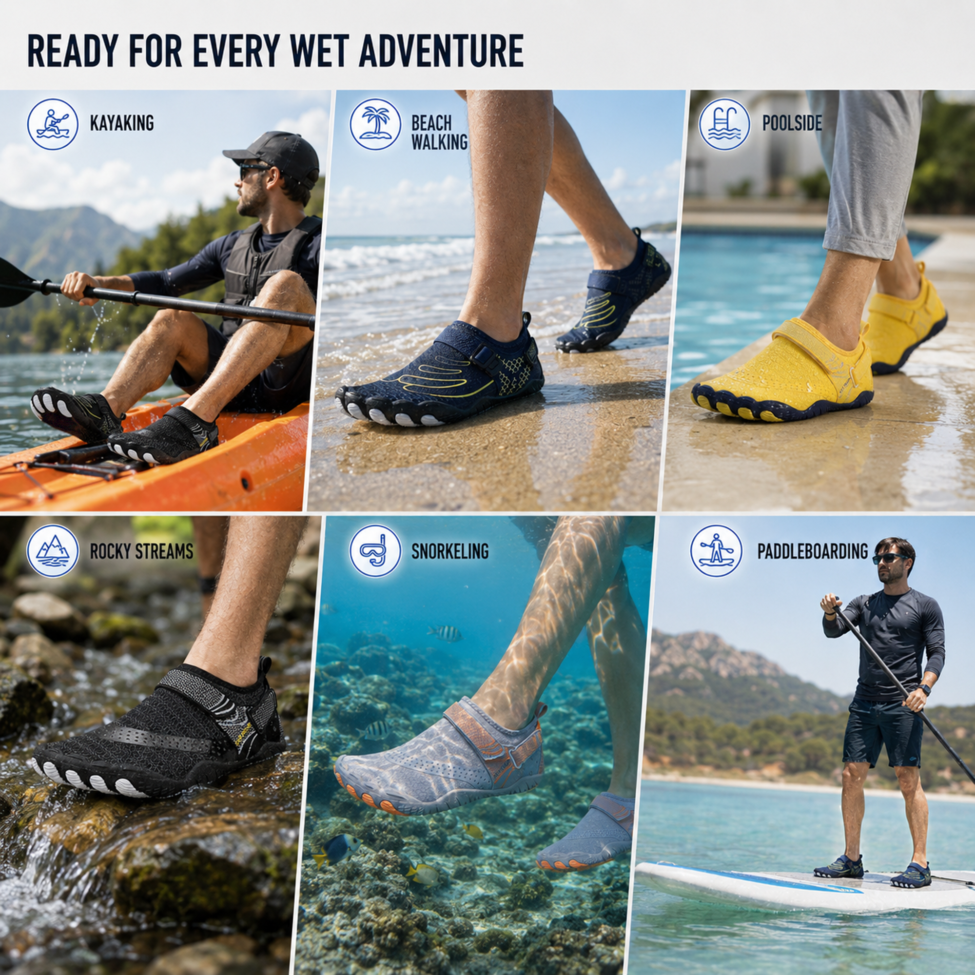 Nordspur | Tidewade Five-Toe Quick-Dry Aqua Shoe