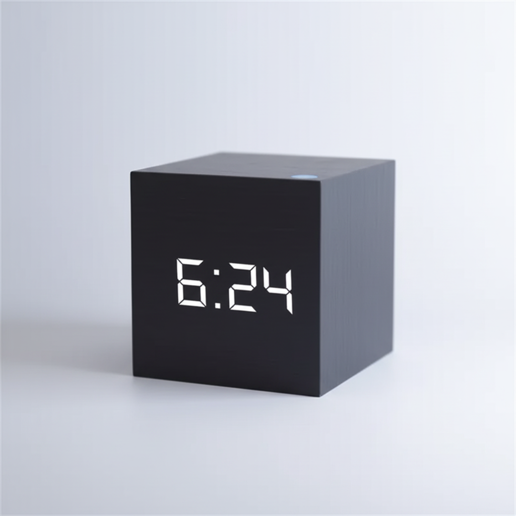 Nordspur | Timbrik Square Wooden Digital Clock