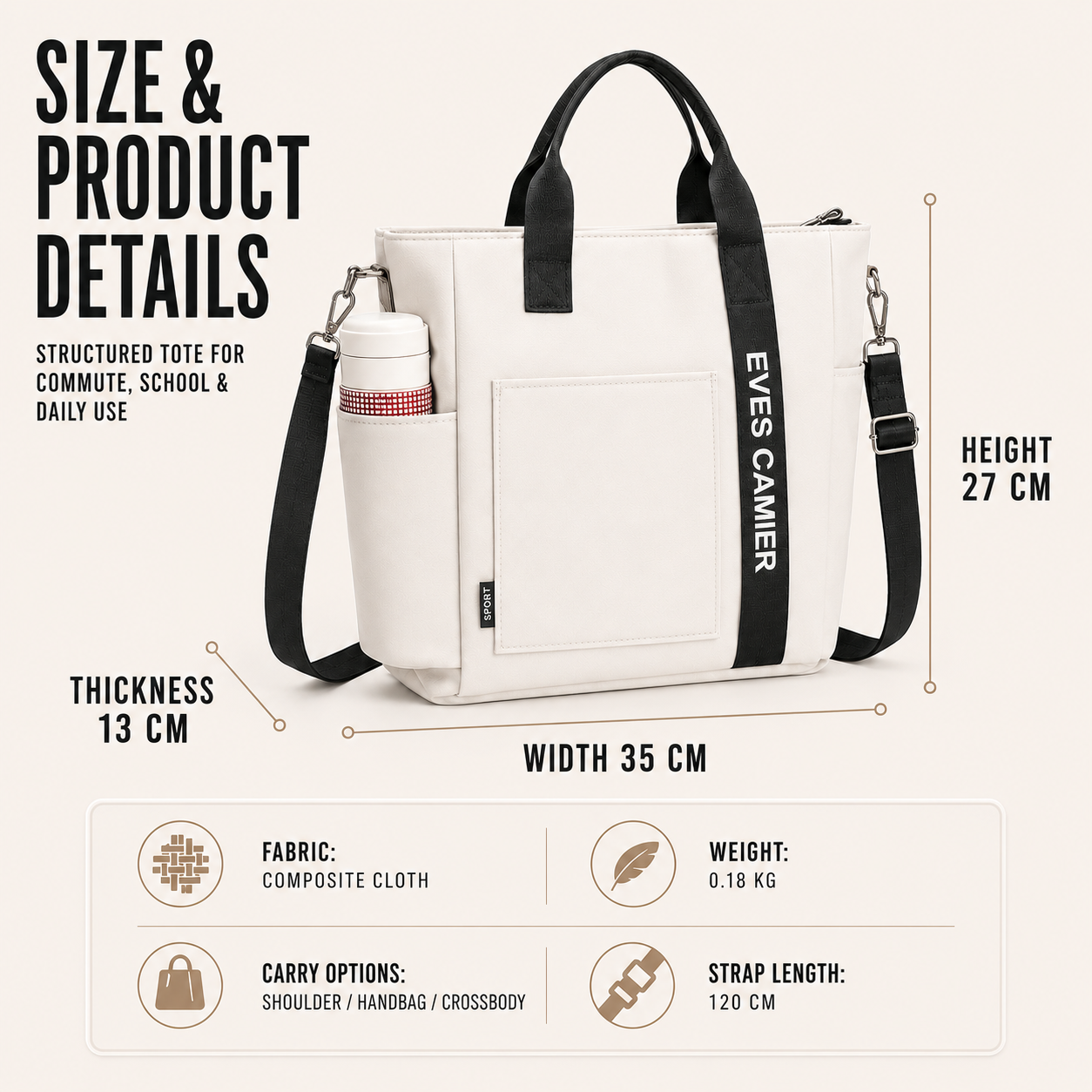Nordspur | Tottiva Large-Capacity Casual Tote Bag