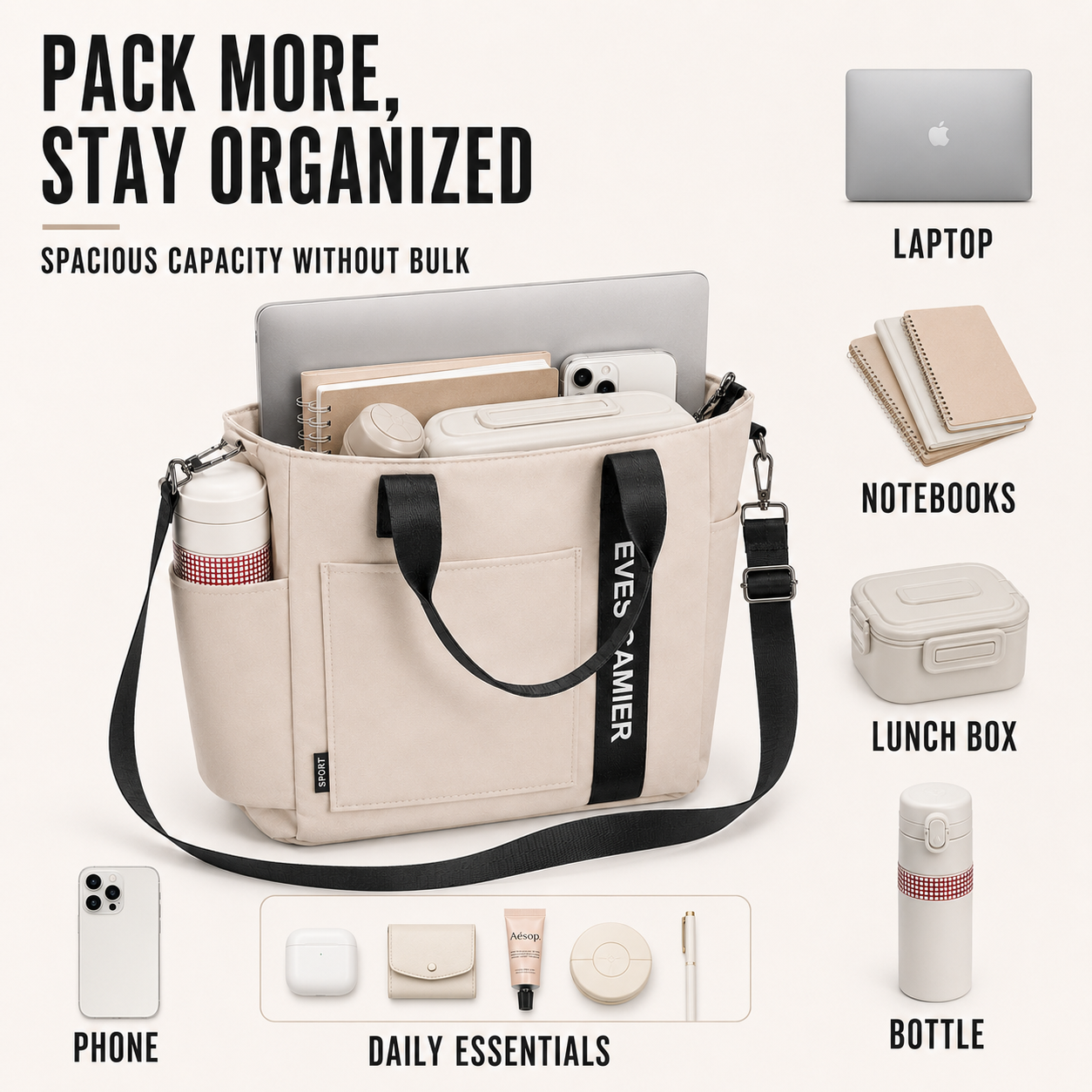 Nordspur | Tottiva Large-Capacity Casual Tote Bag
