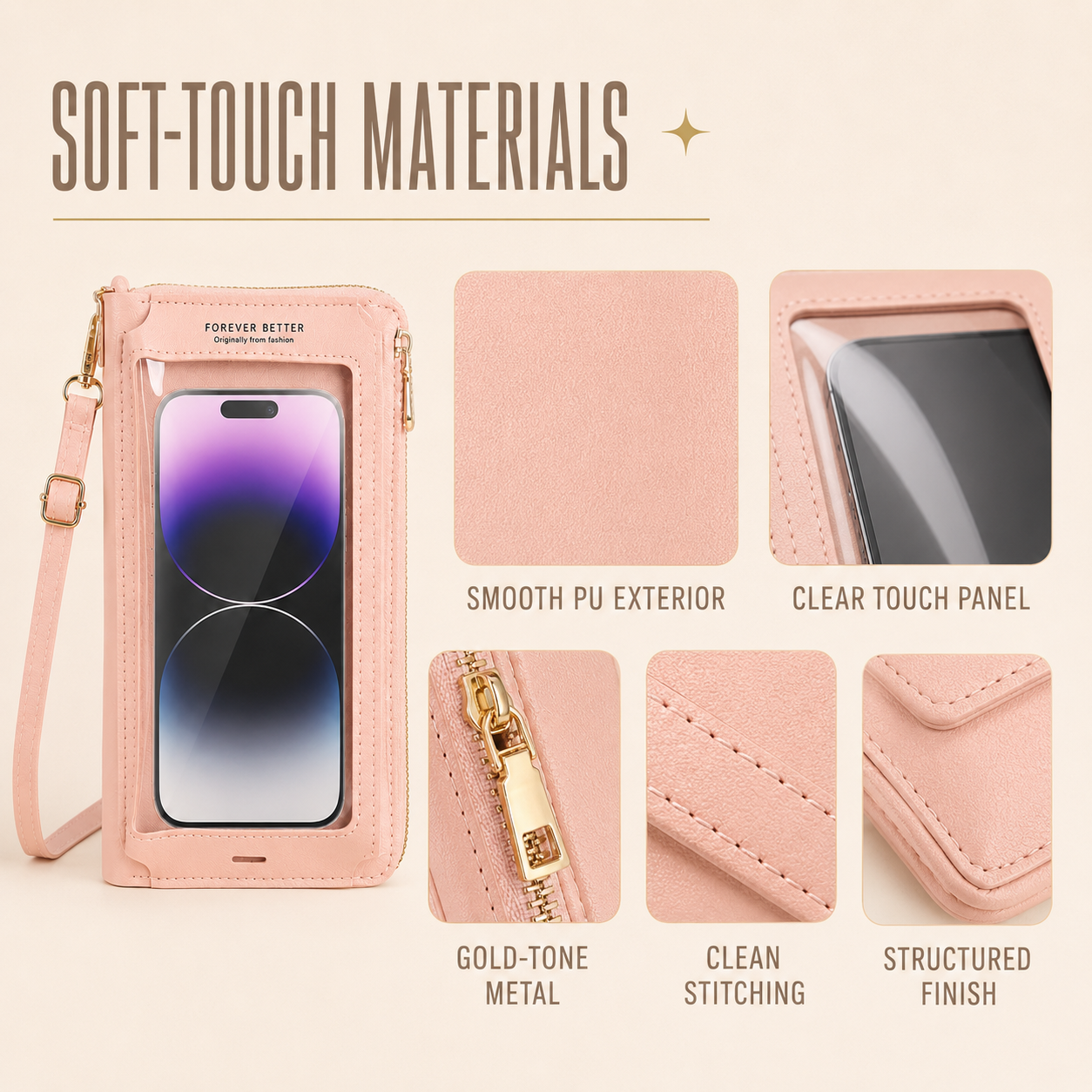 Nordspur | Touchli Touchscreen Window Crossbody Bag