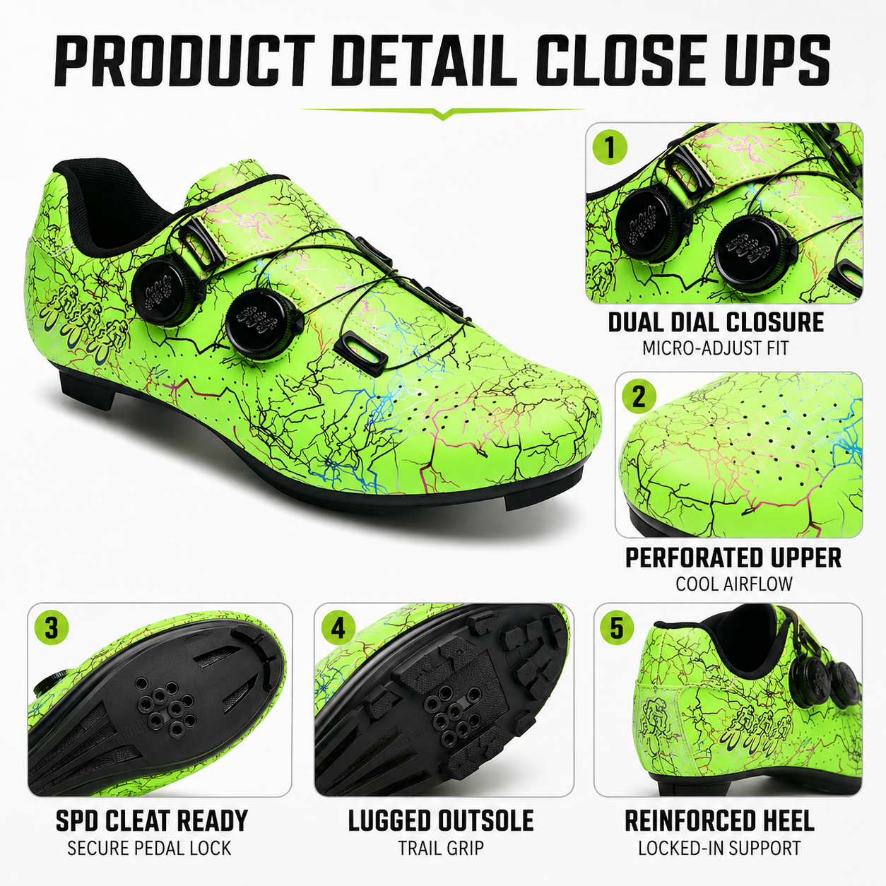 Nordspur | Tracknix SPD-Compatible Mountain Bike Cycling Shoe