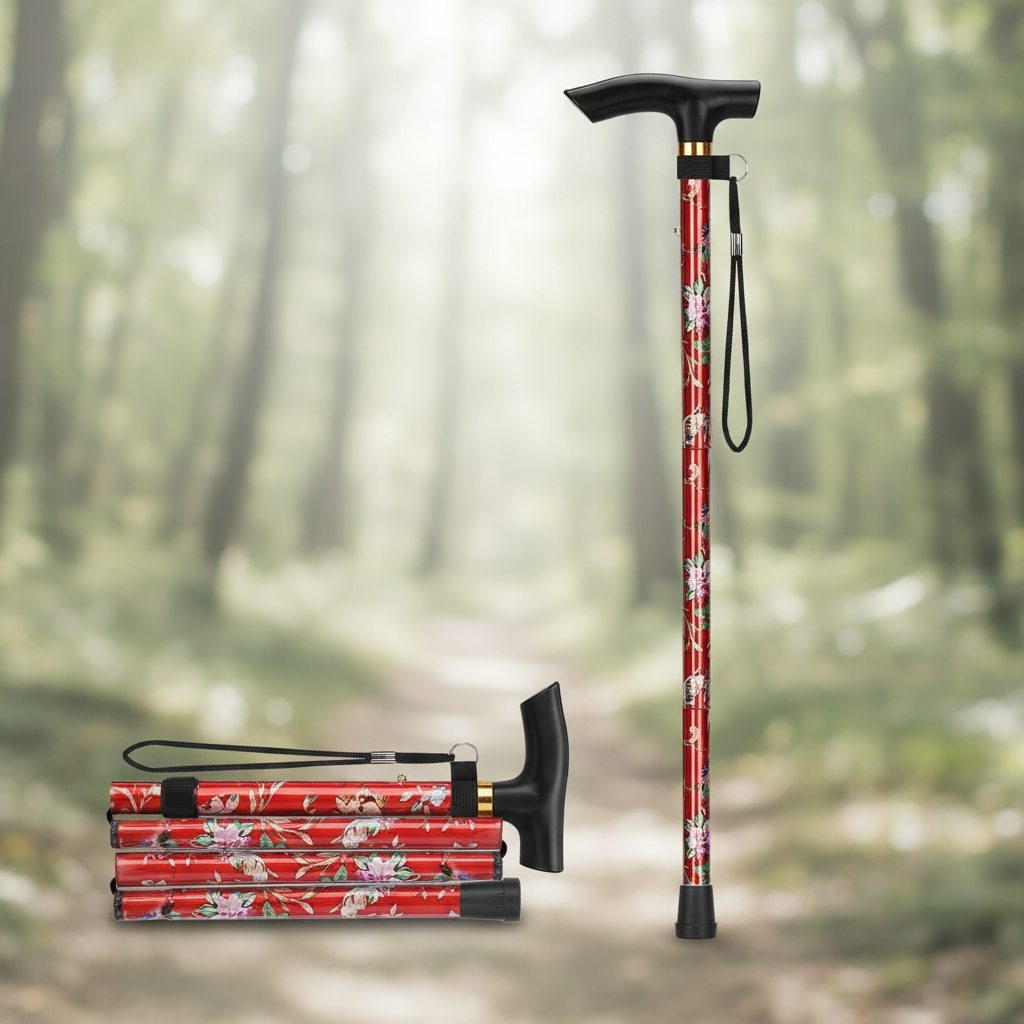 Nordspur | TrailFlora Adjustable Foldable Walking Stick