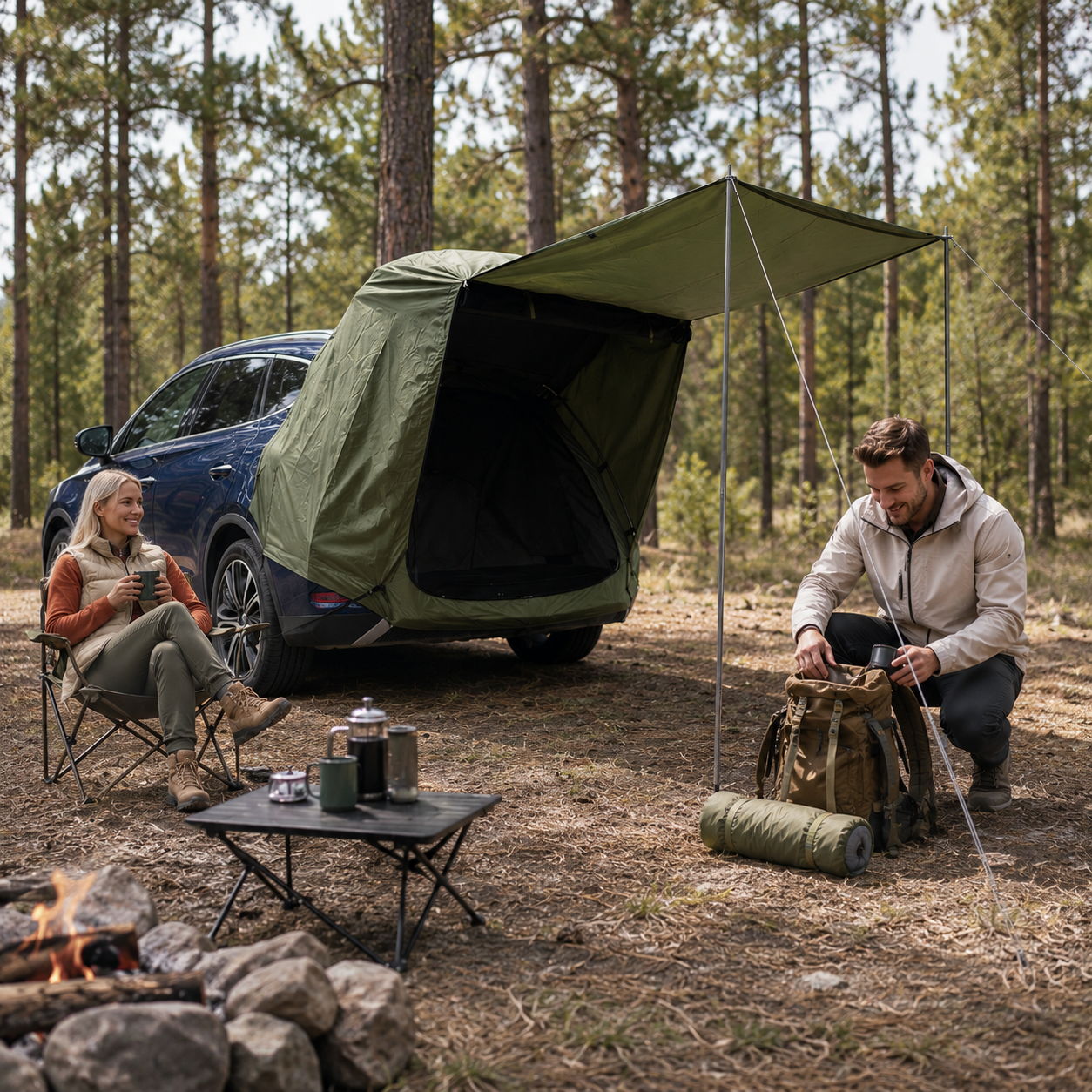 Nordspur | TrailHaven Rear Vehicle Extension Tent