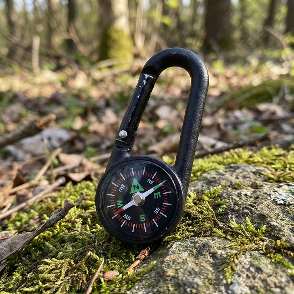 Nordspur | TrailLatch Mini Carabiner Compass Keychain