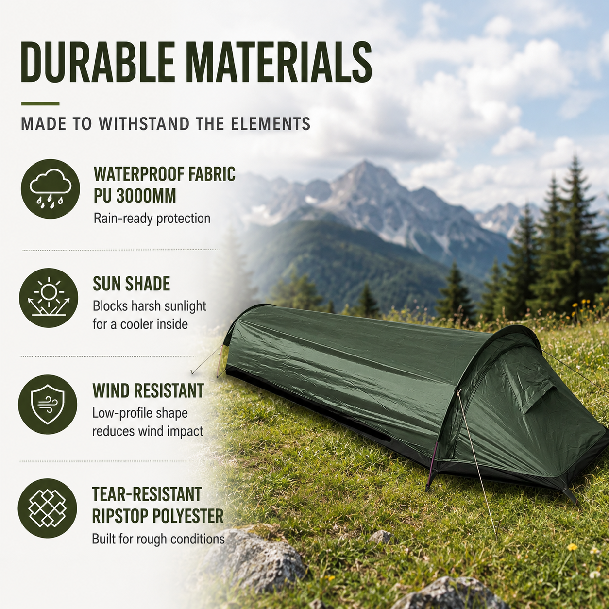 Nordspur | TrailLumen Single Person Tunnel Tent