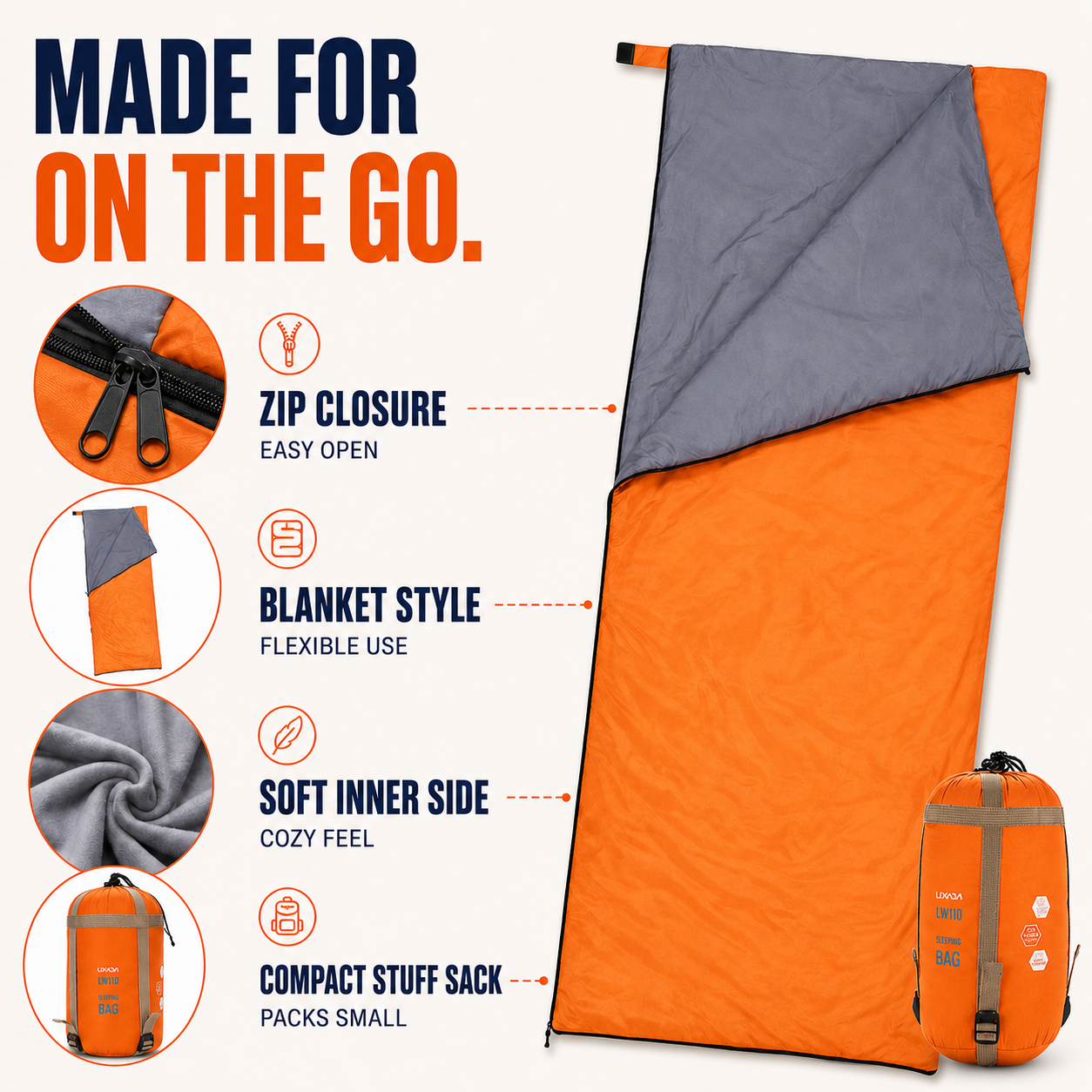Nordspur | TrailNest Envelope Style Sleeping Bag