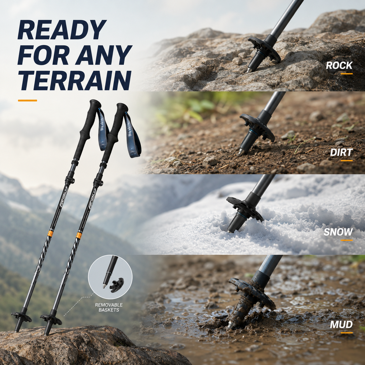Nordspur | TrailNova Ultralight Collapsible Trekking Poles