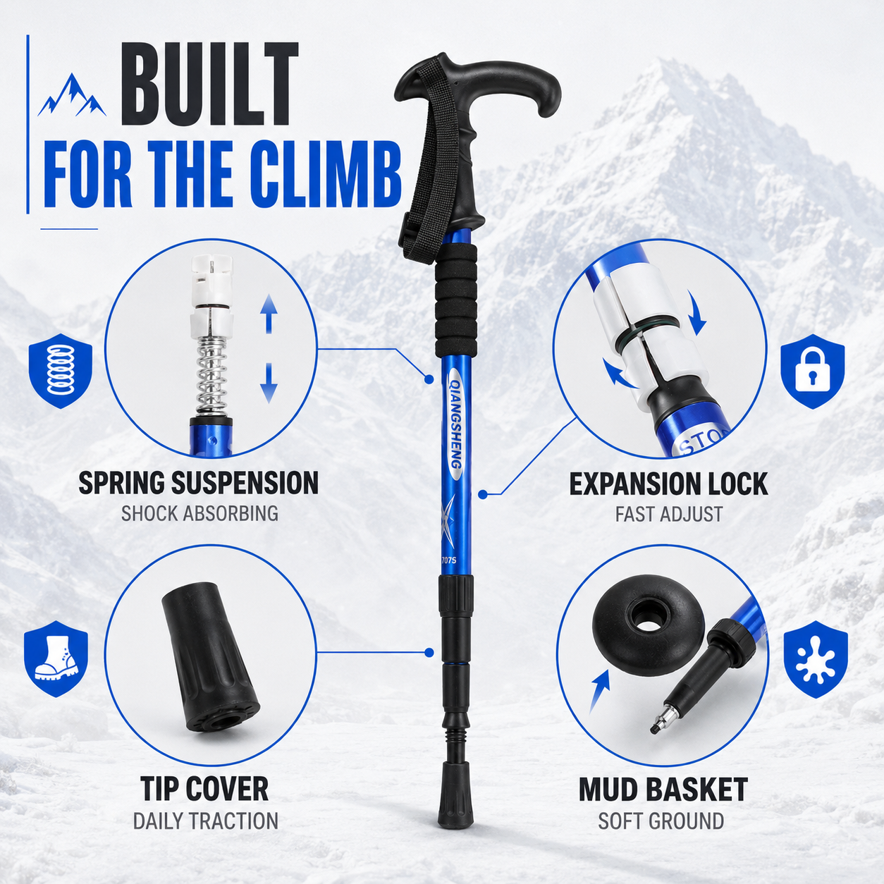 Nordspur | Trailara Foldable Telescopic Trekking Pole