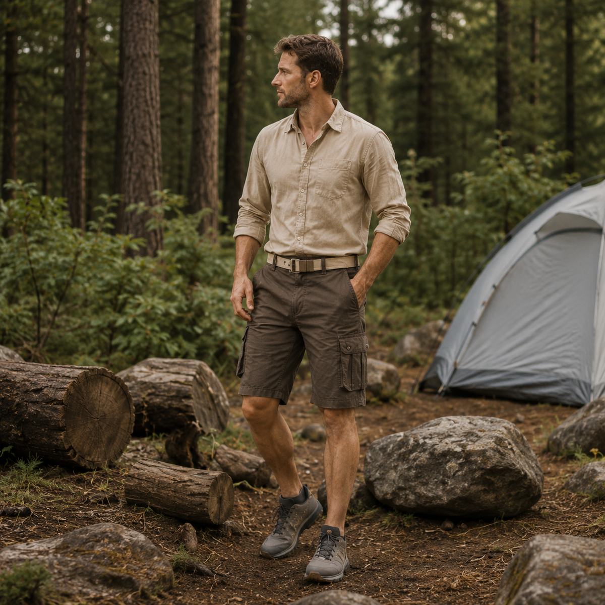 Nordspur | Trailford Knee Length Cargo Shorts