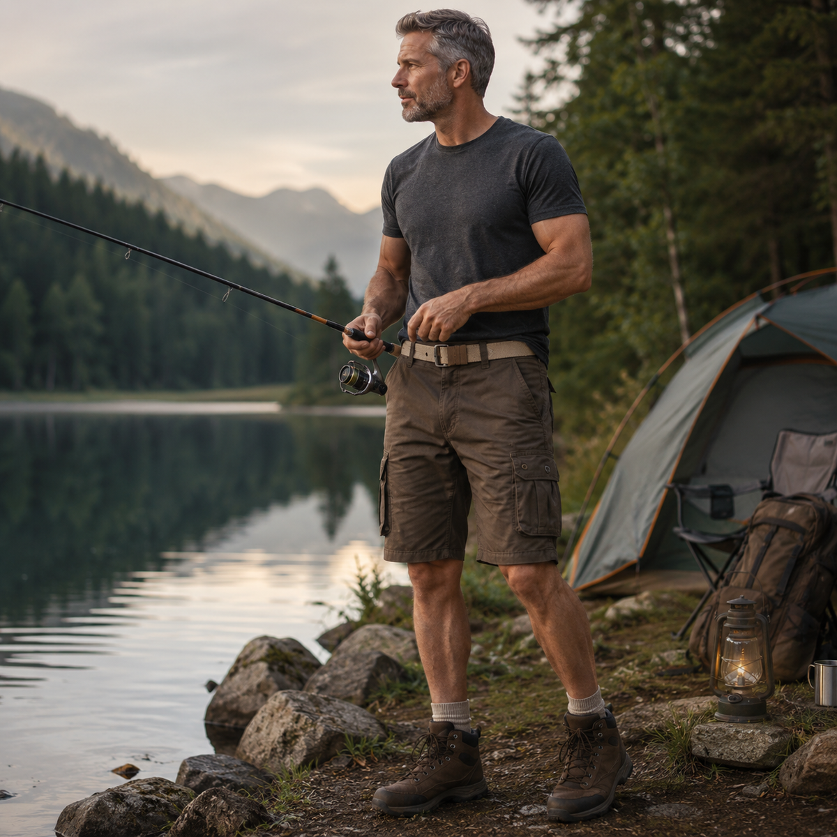 Nordspur | Trailford Knee Length Cargo Shorts