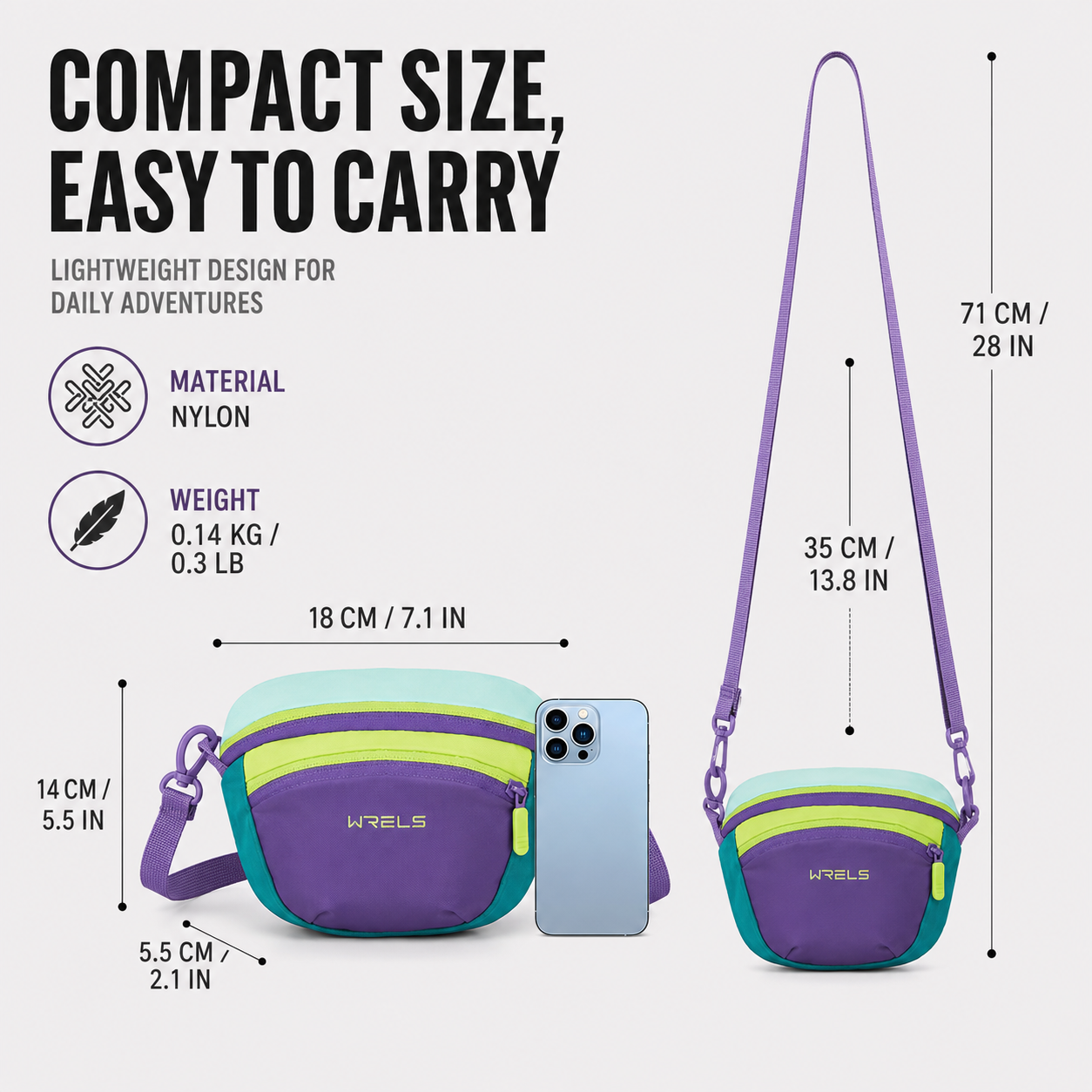 Nordspur | Trailivo Water Repellent Sling Bag