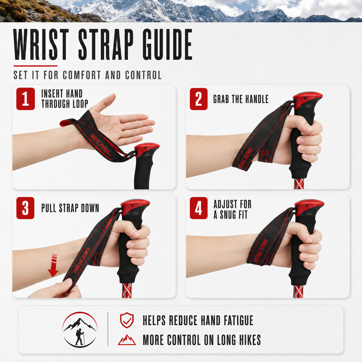 Nordspur | Trailix Foldable Telescopic Trekking Poles