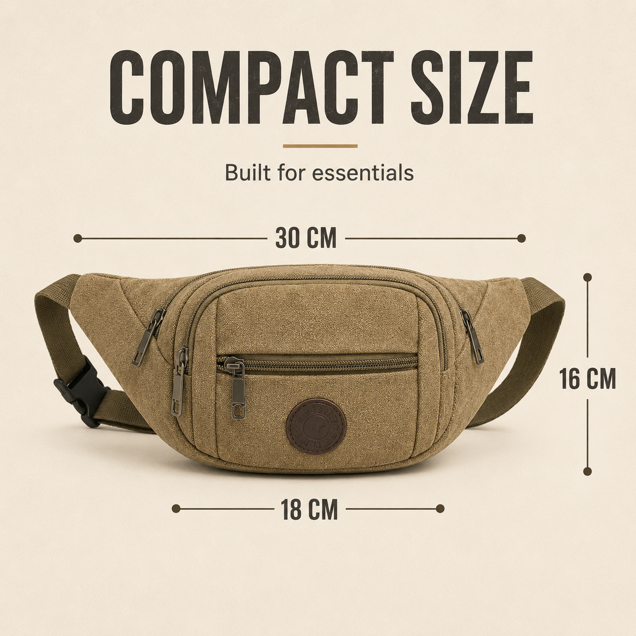 Nordspur | Trailridge Lightweight Canvas Waist Pack