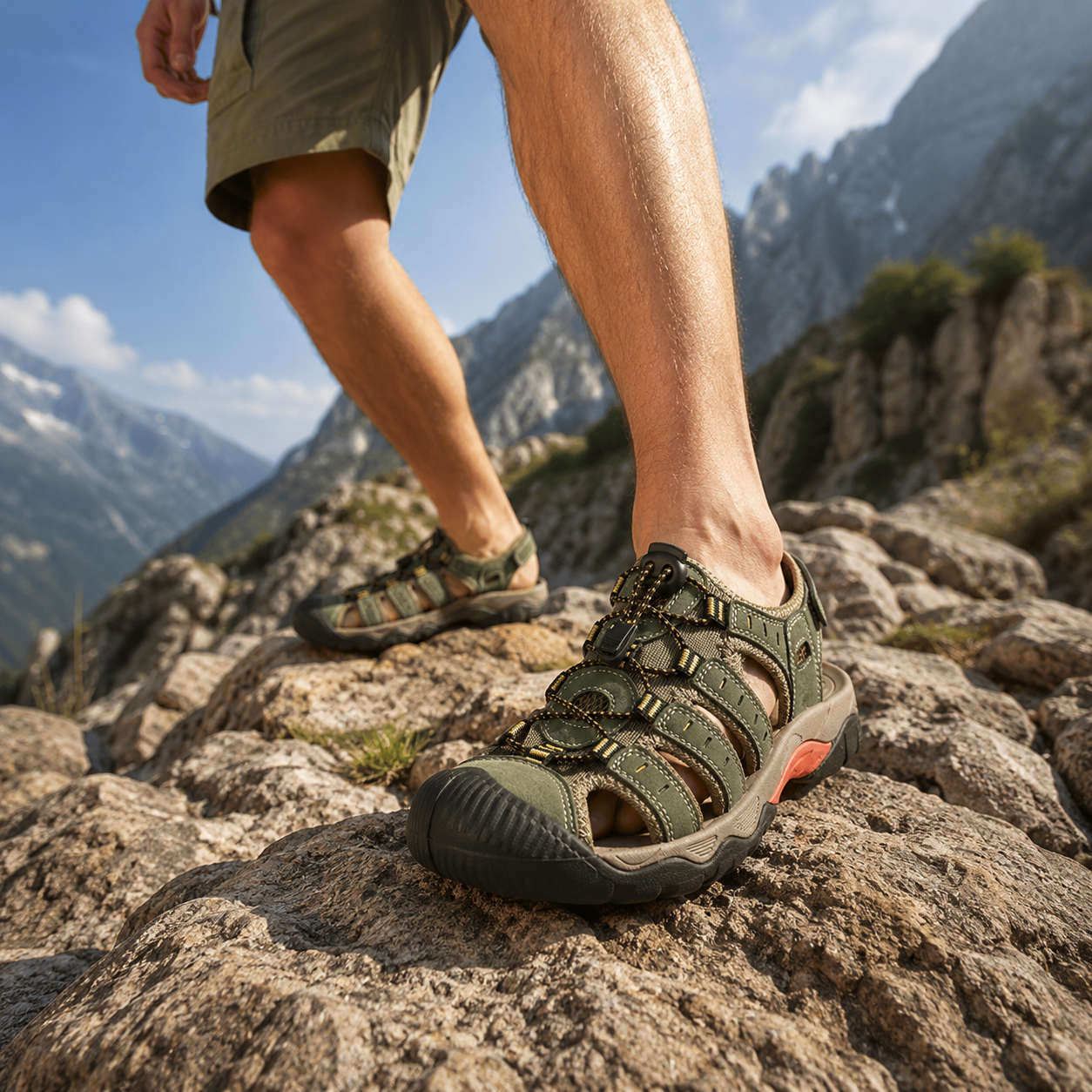 Nordspur | Trailsole Breathable Open-Toe Hiking Sandal