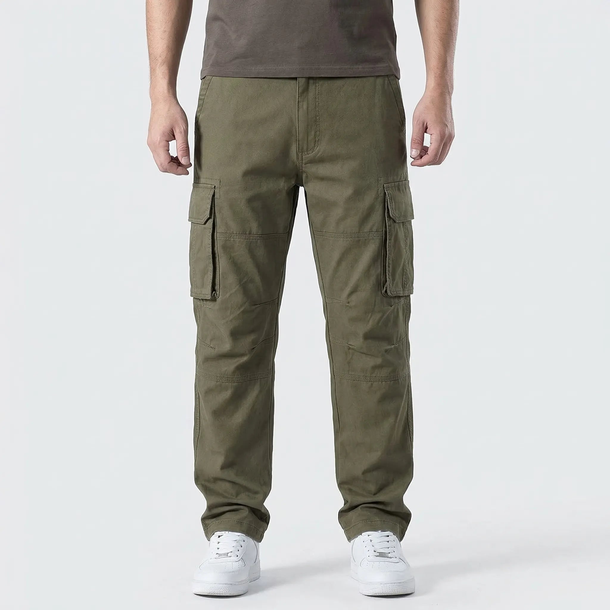 Nordspur | Traxxon Multi-Pocket Straight Leg Cargo Trousers