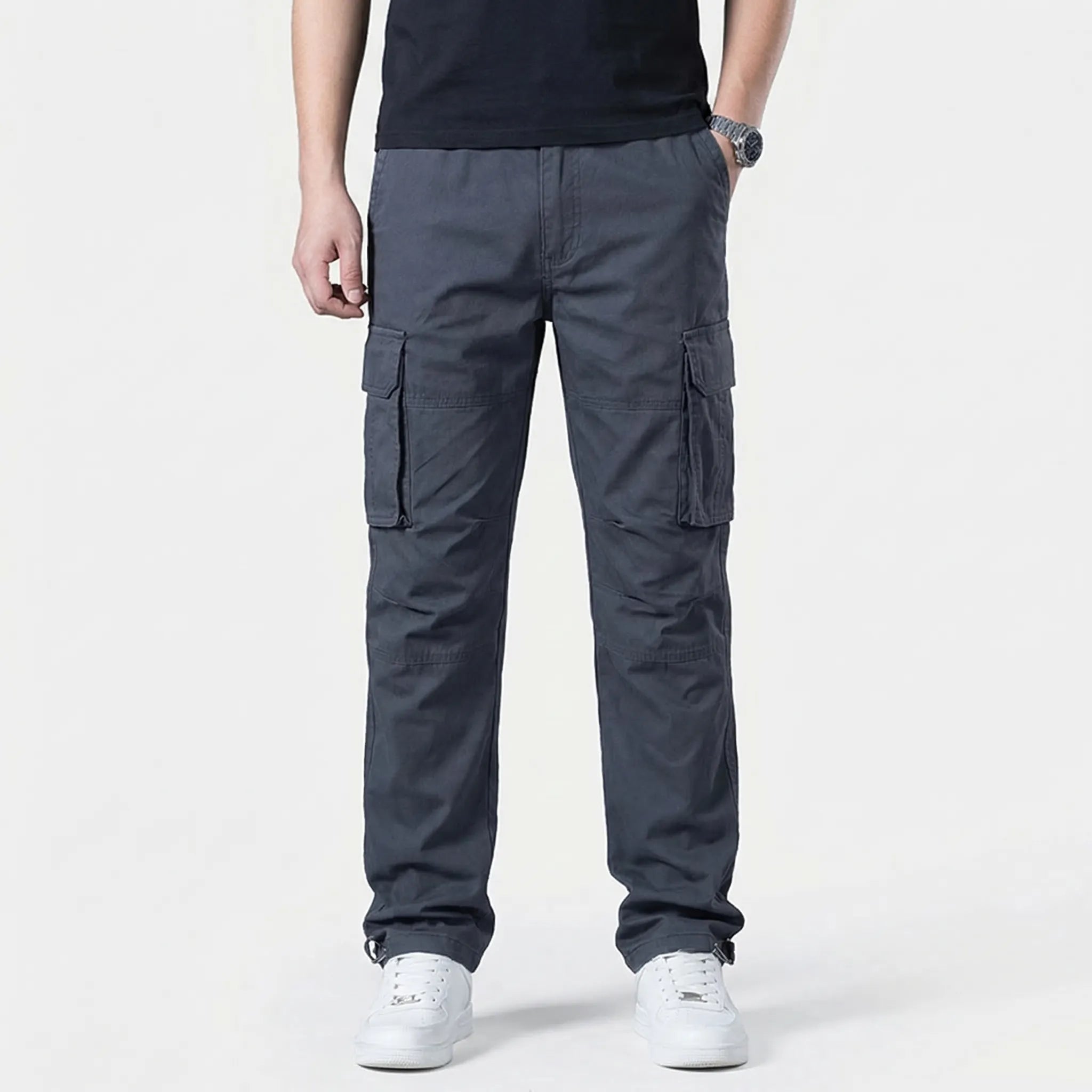 Nordspur | Traxxon Multi-Pocket Straight Leg Cargo Trousers