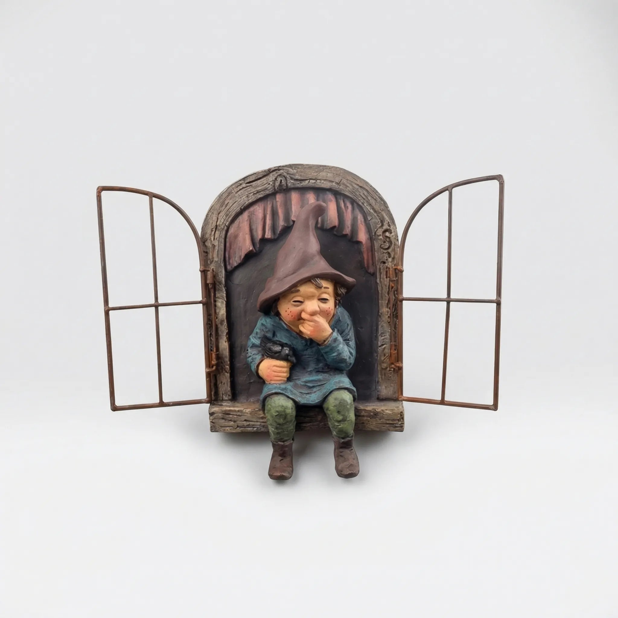 Nordspur | Treewhim Whimsical Elf Hugging Tree Statue