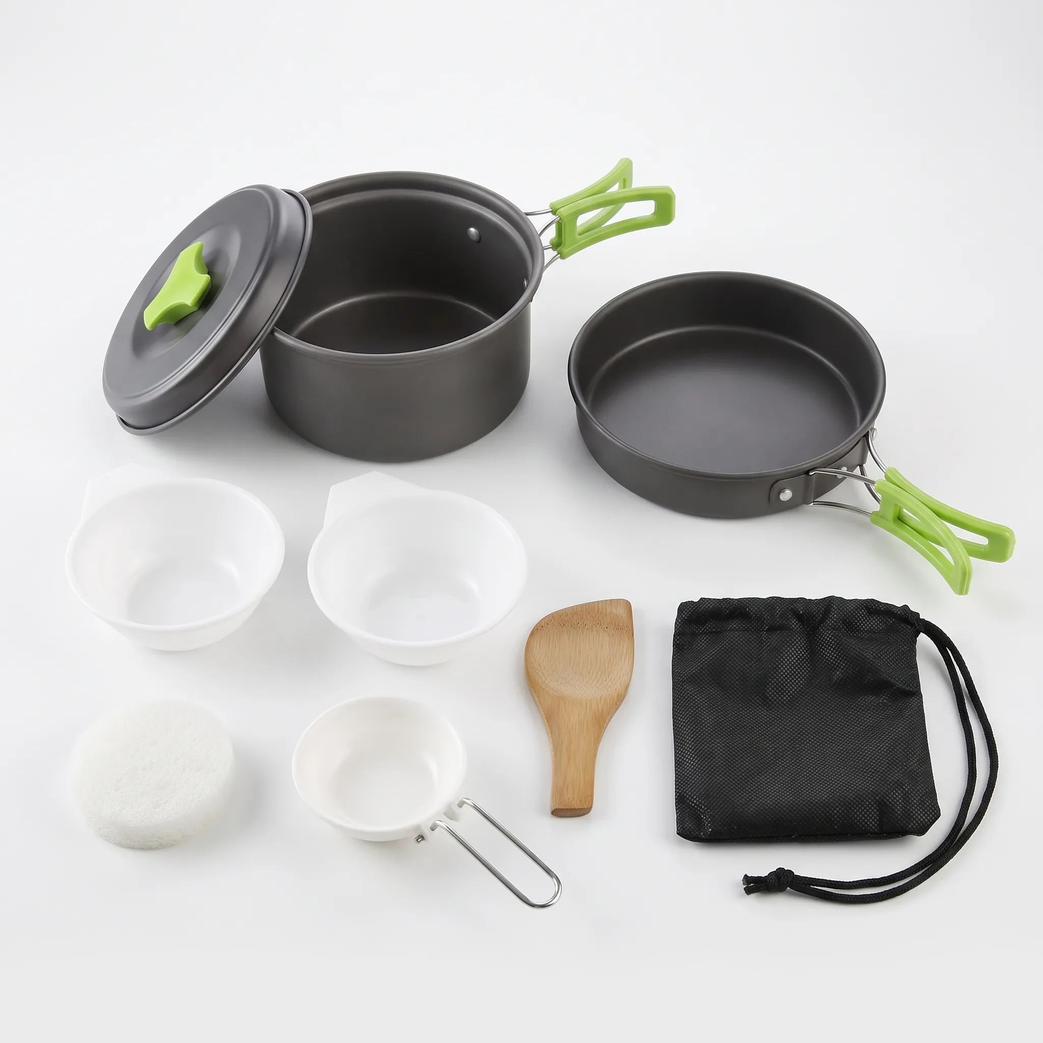 Nordspur | TrekBite Collapsible Non-Stick Camping Cookware Set