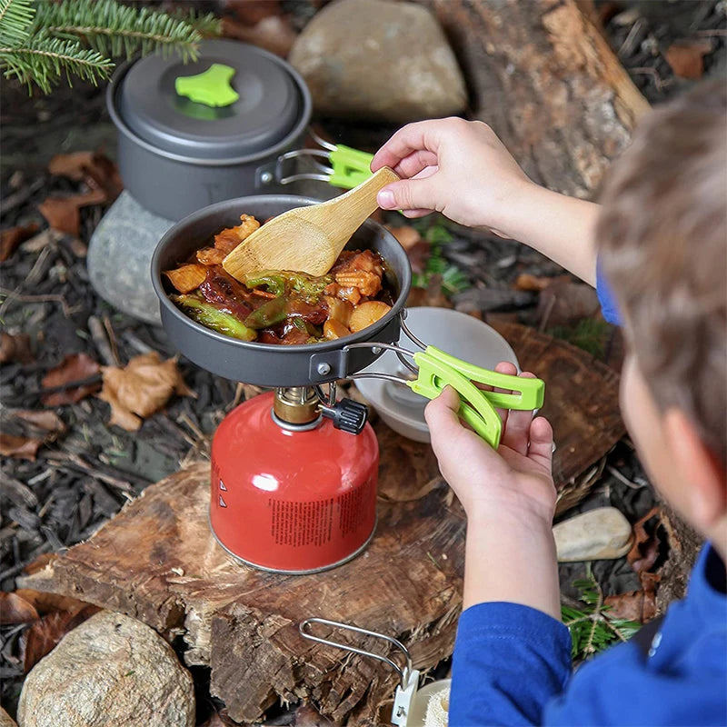 Nordspur | TrekBite Collapsible Non-Stick Camping Cookware Set