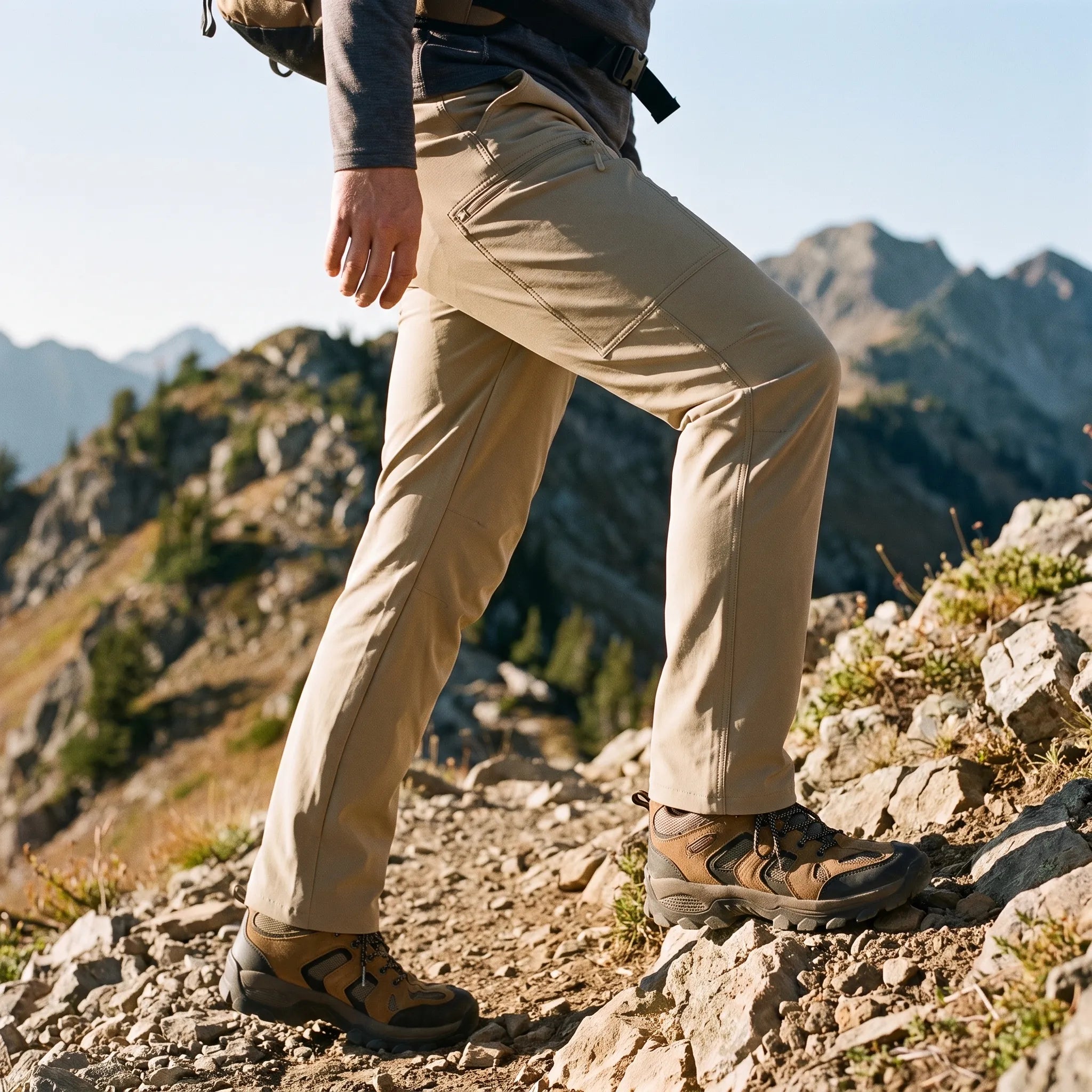 Nordspur | TrekFit Men's Lightweight Hiking Cargo Trousers