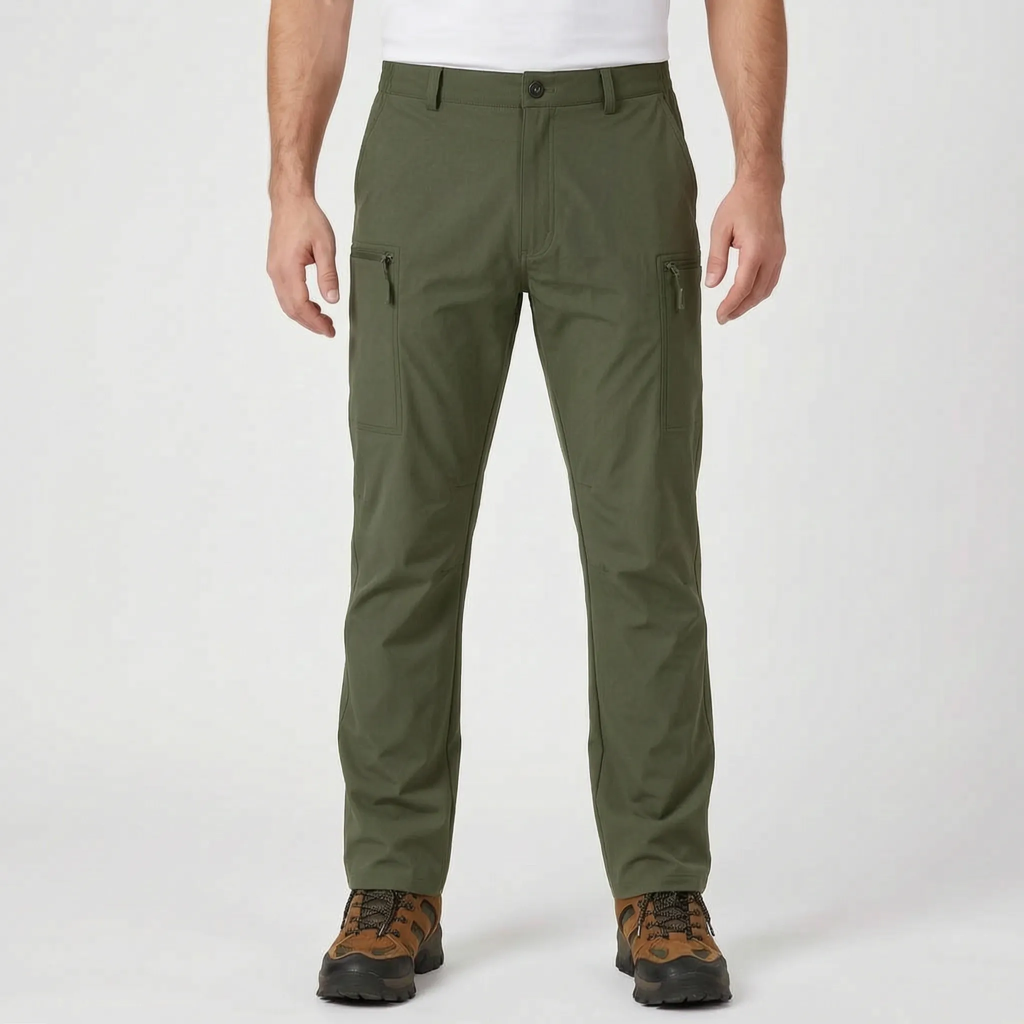 Nordspur | TrekFit Men's Lightweight Hiking Cargo Trousers