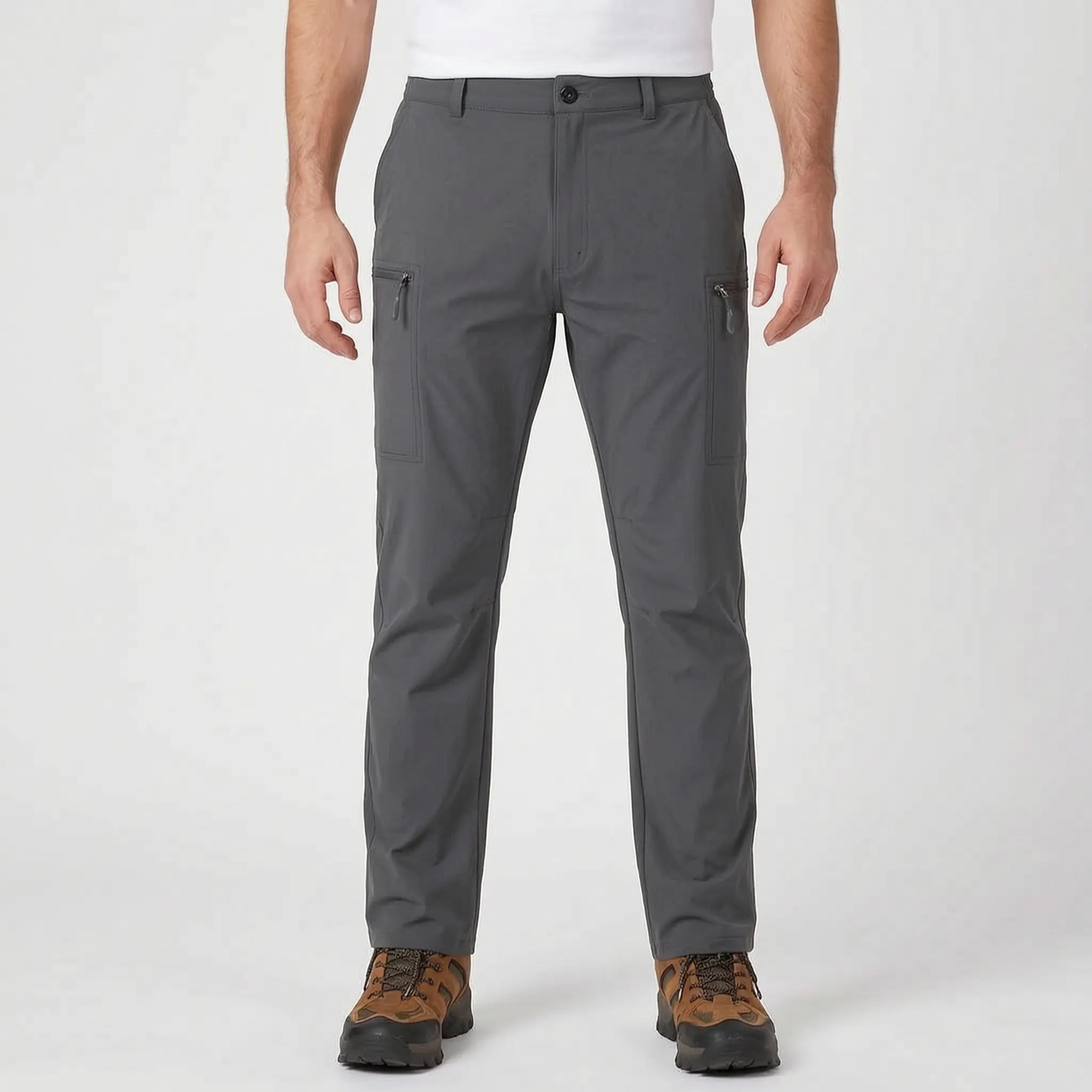 Nordspur | TrekFit Men's Lightweight Hiking Cargo Trousers