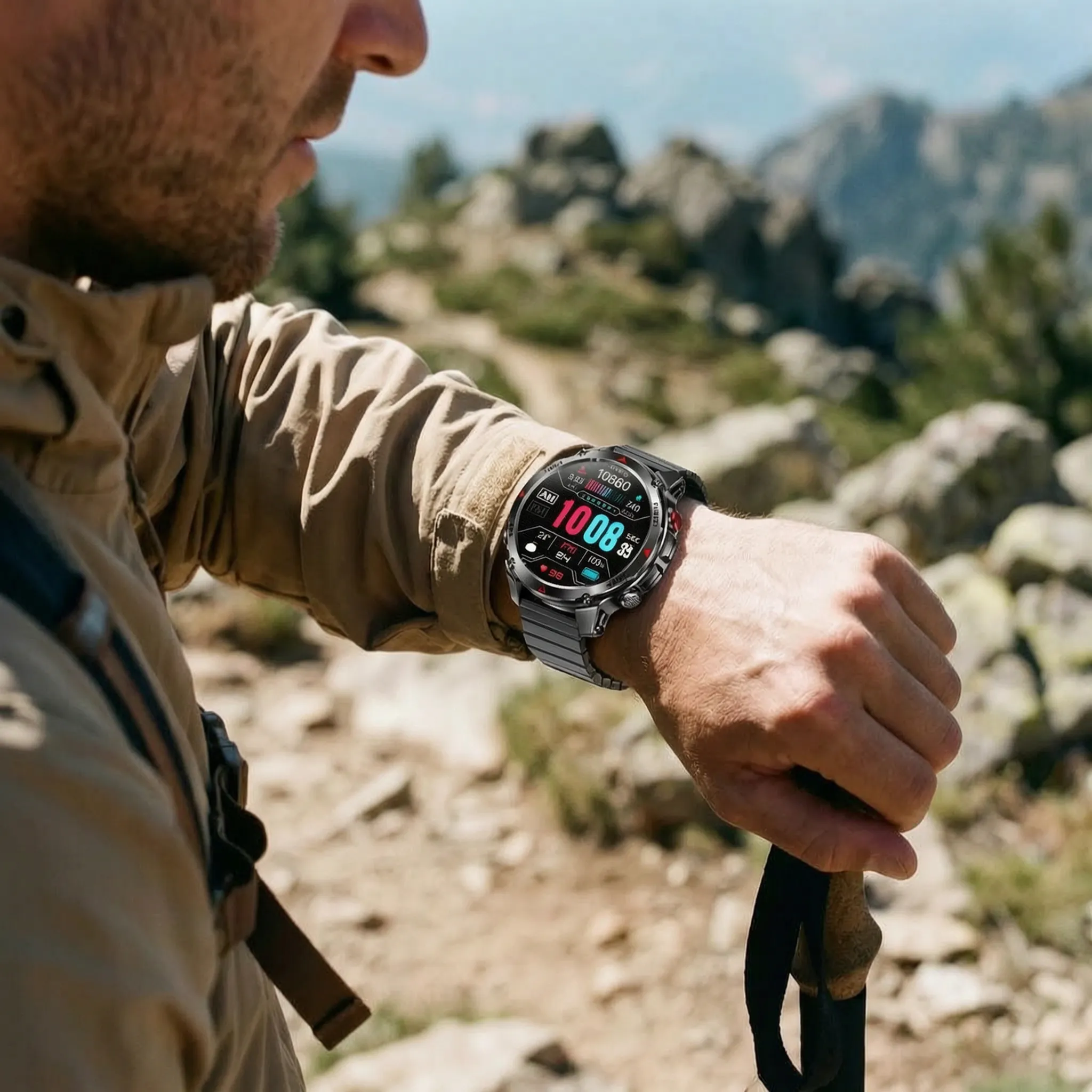 Nordspur | TrekPulse Rugged Outdoor Smartwatch