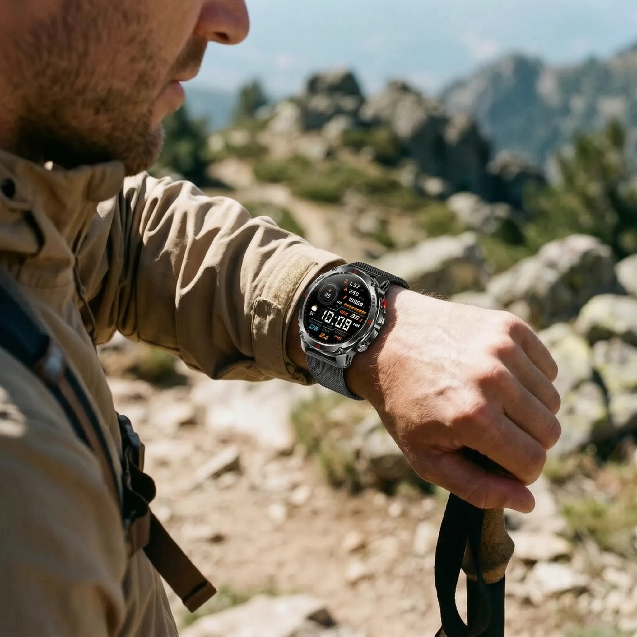 Nordspur | TrekPulse Rugged Outdoor Smartwatch