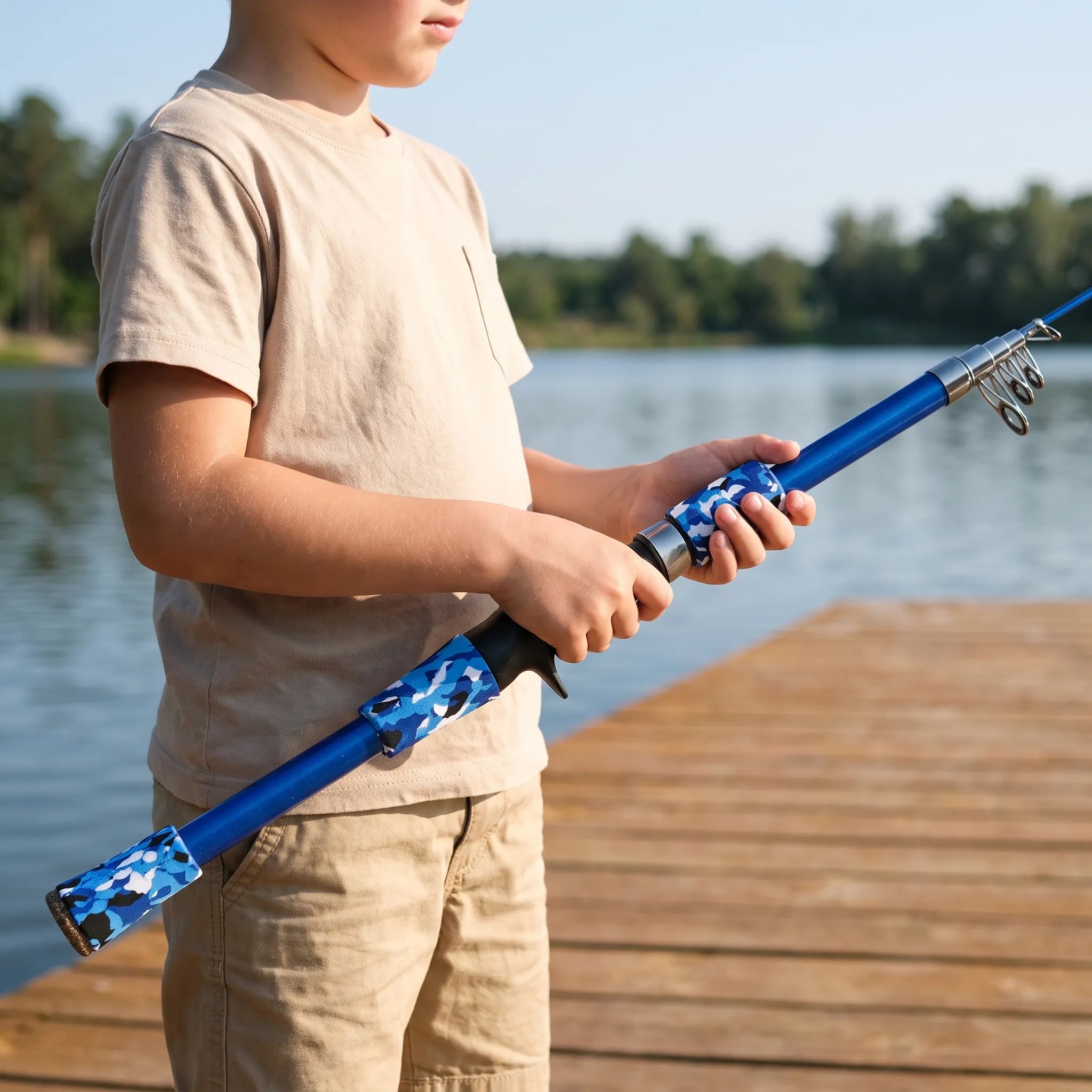 Nordspur | Trekfin Telescopic Camouflage Starter Fishing Rod