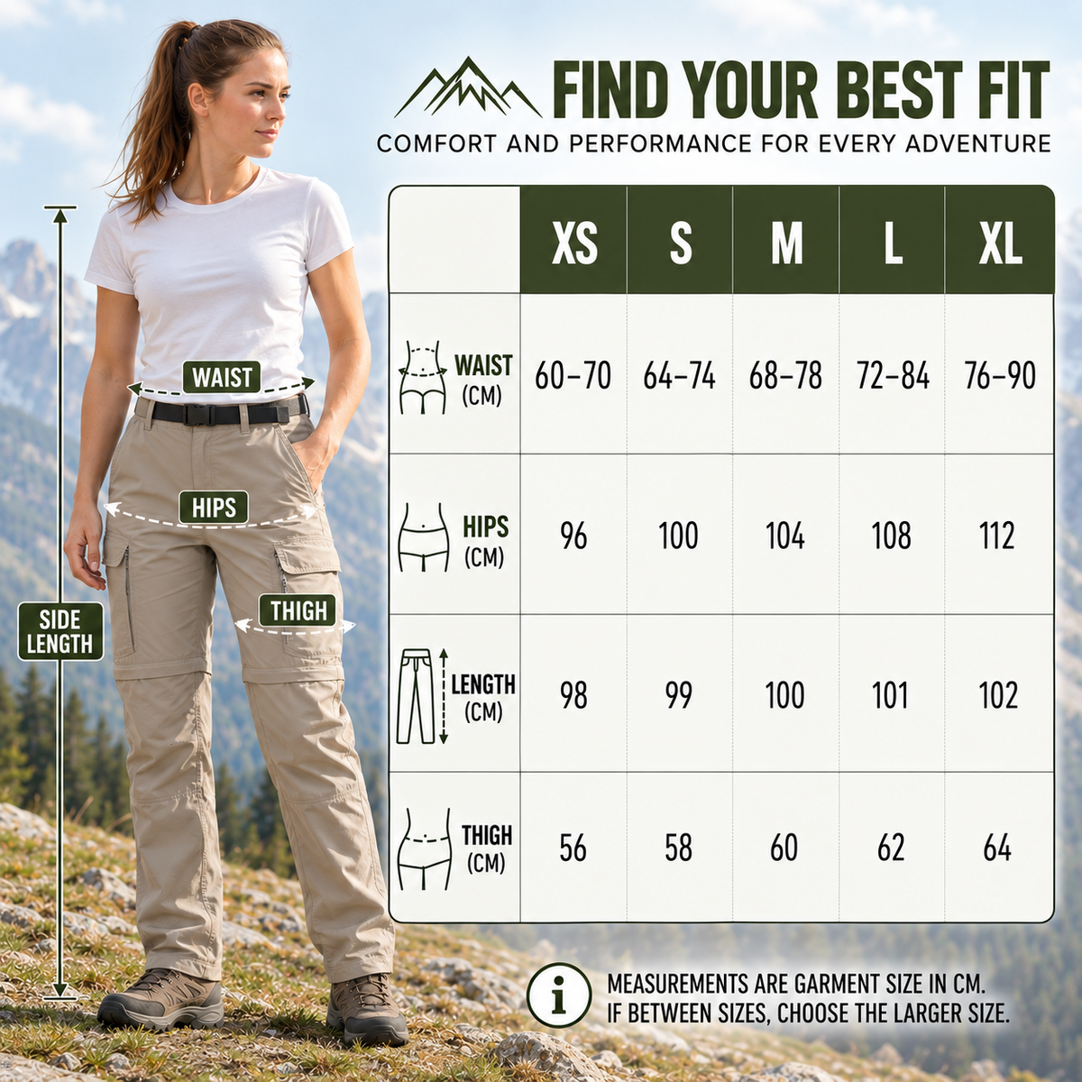 Nordspur | Treklite Convertible Zip-Off Cargo Hiking Trousers