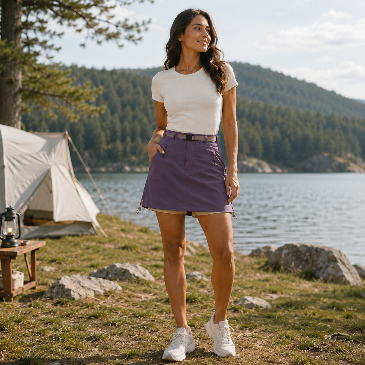 Nordspur | Trekvia Lightweight Stretch Culotte Hiking Shorts