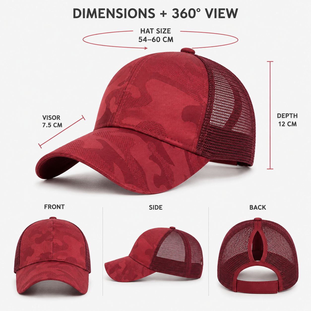 Nordspur | Tresvia Women's Ponytail Baseball Cap