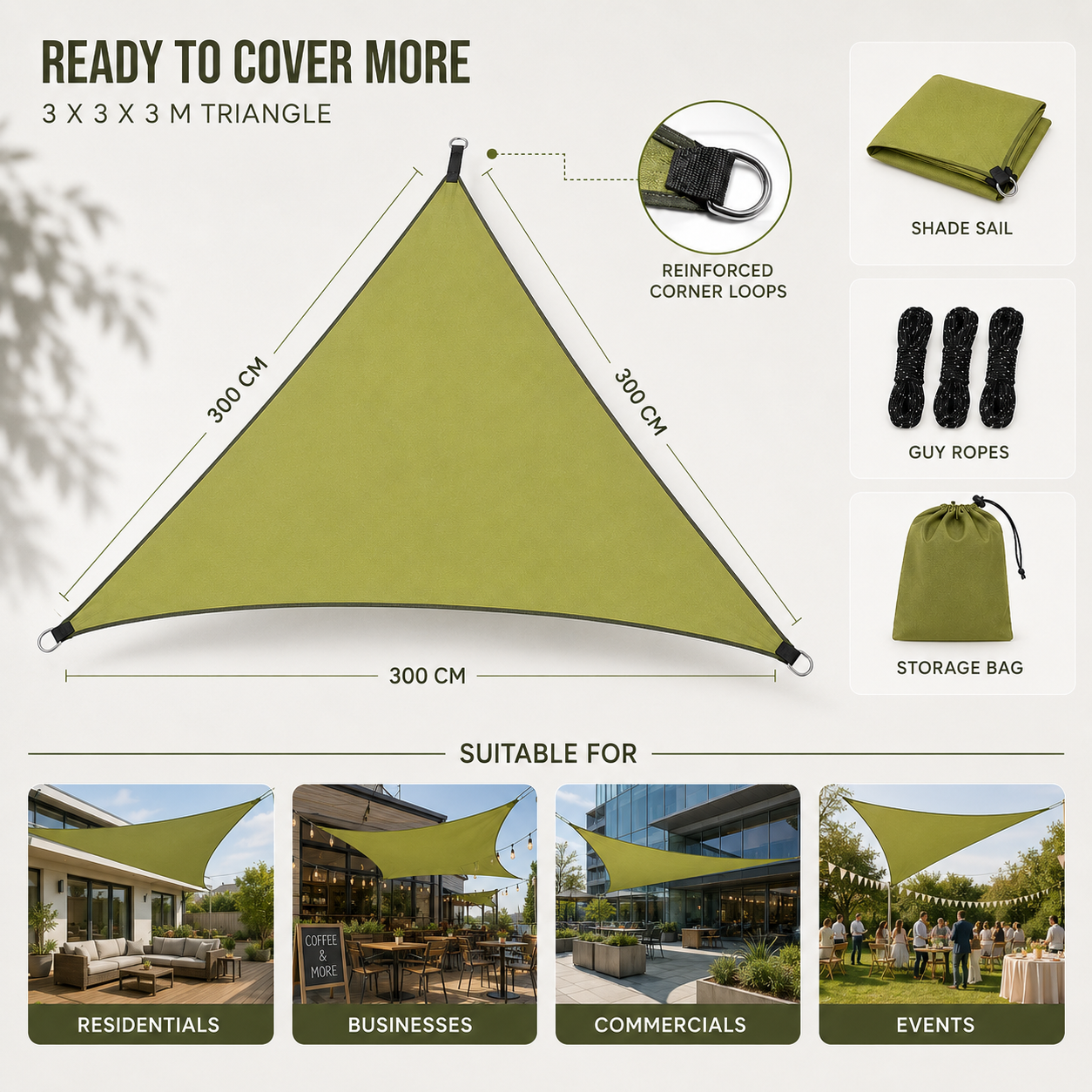Nordspur | TriShadeo Folding Triangular Shade Sail