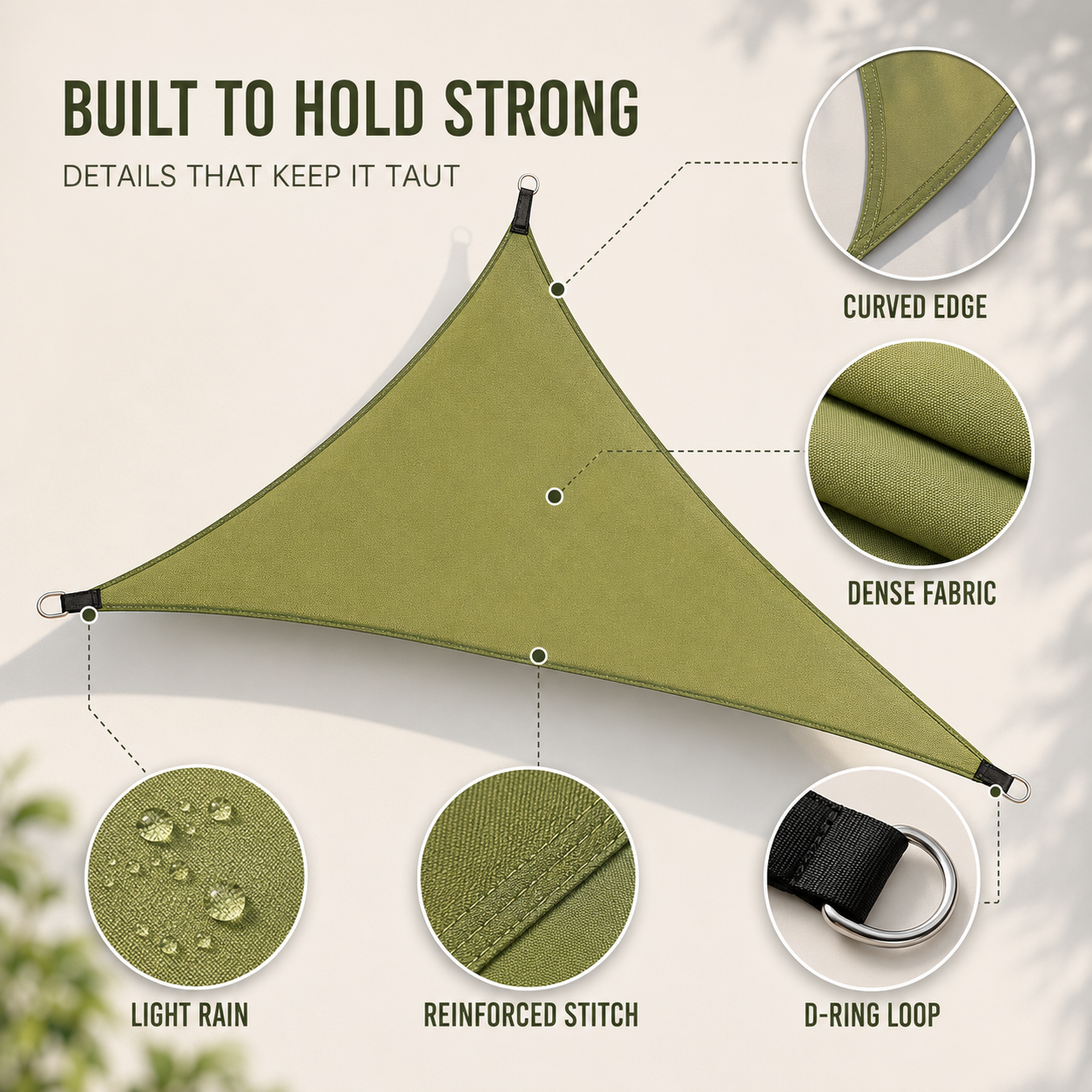 Nordspur | TriShadeo Folding Triangular Shade Sail