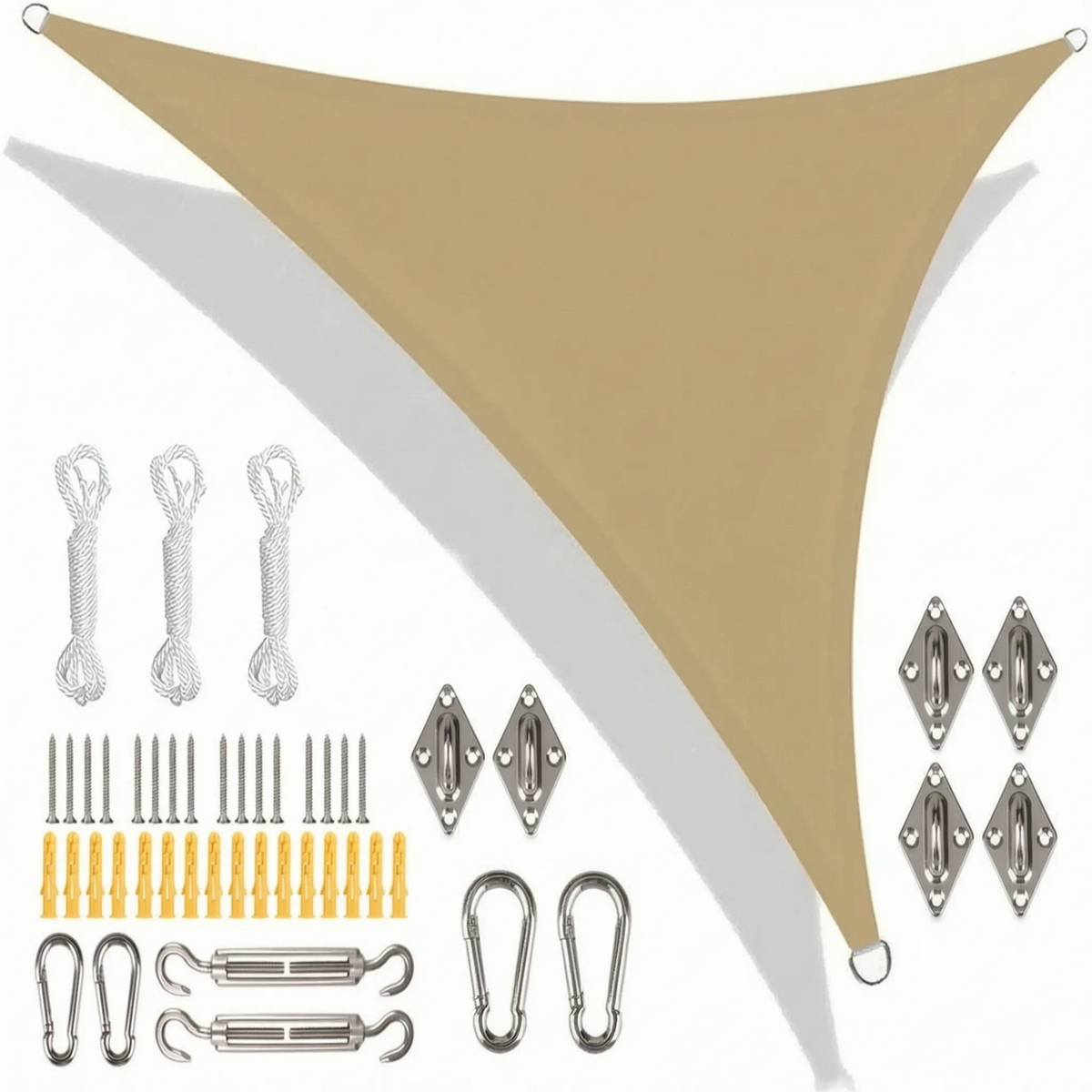 Nordspur | Trisail Triangular Outdoor Shade Sail Canopy