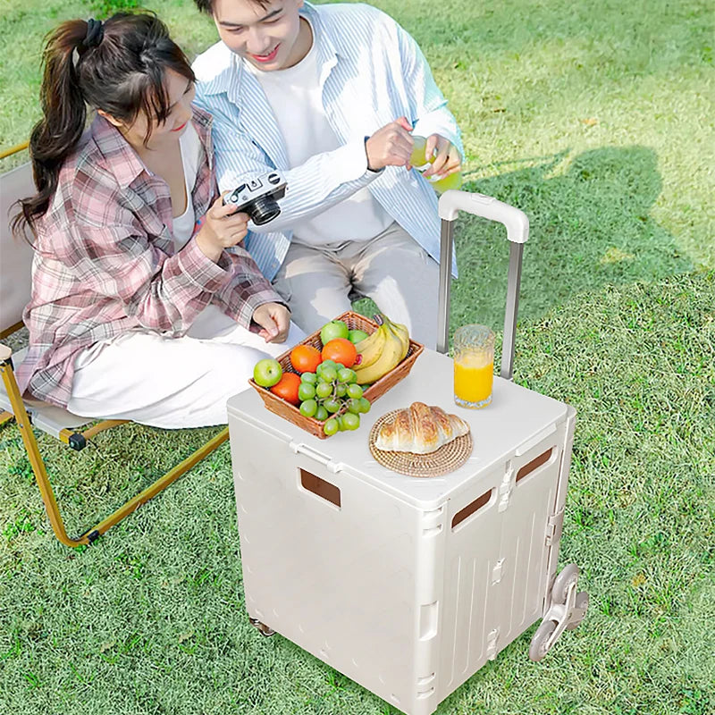 Nordspur | Trollivo Foldable Wheeled Shopping Trolley With Lid