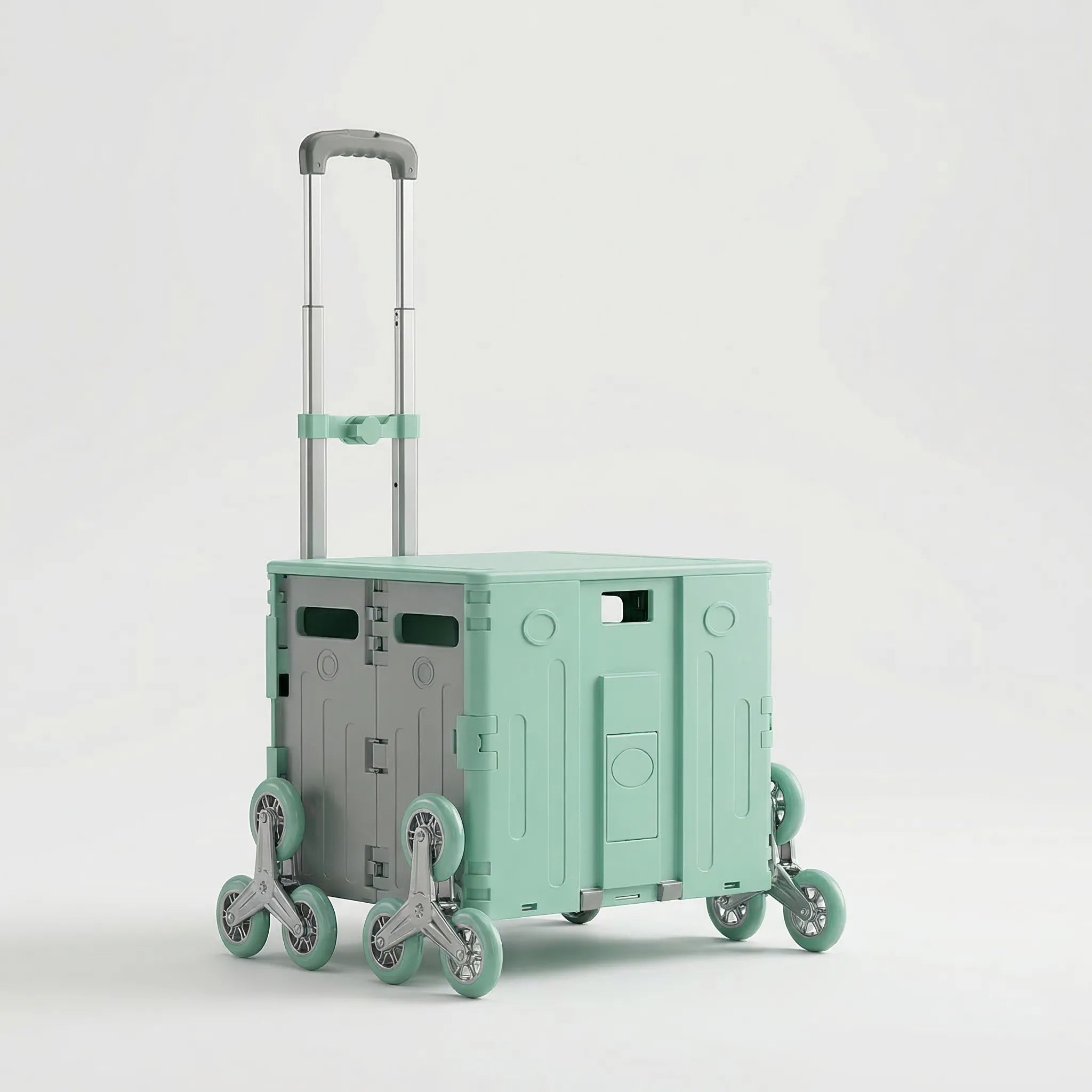 Nordspur | Trollivo Foldable Wheeled Shopping Trolley With Lid