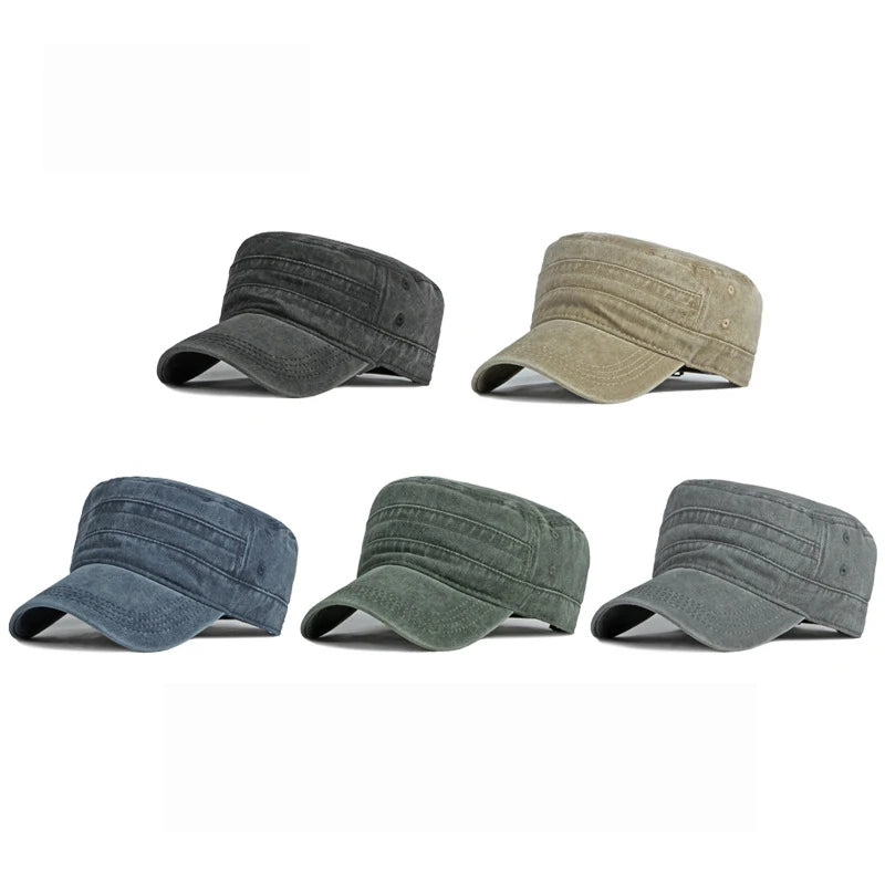 Nordspur | Troopvex Washed Flat-Top Military Cap