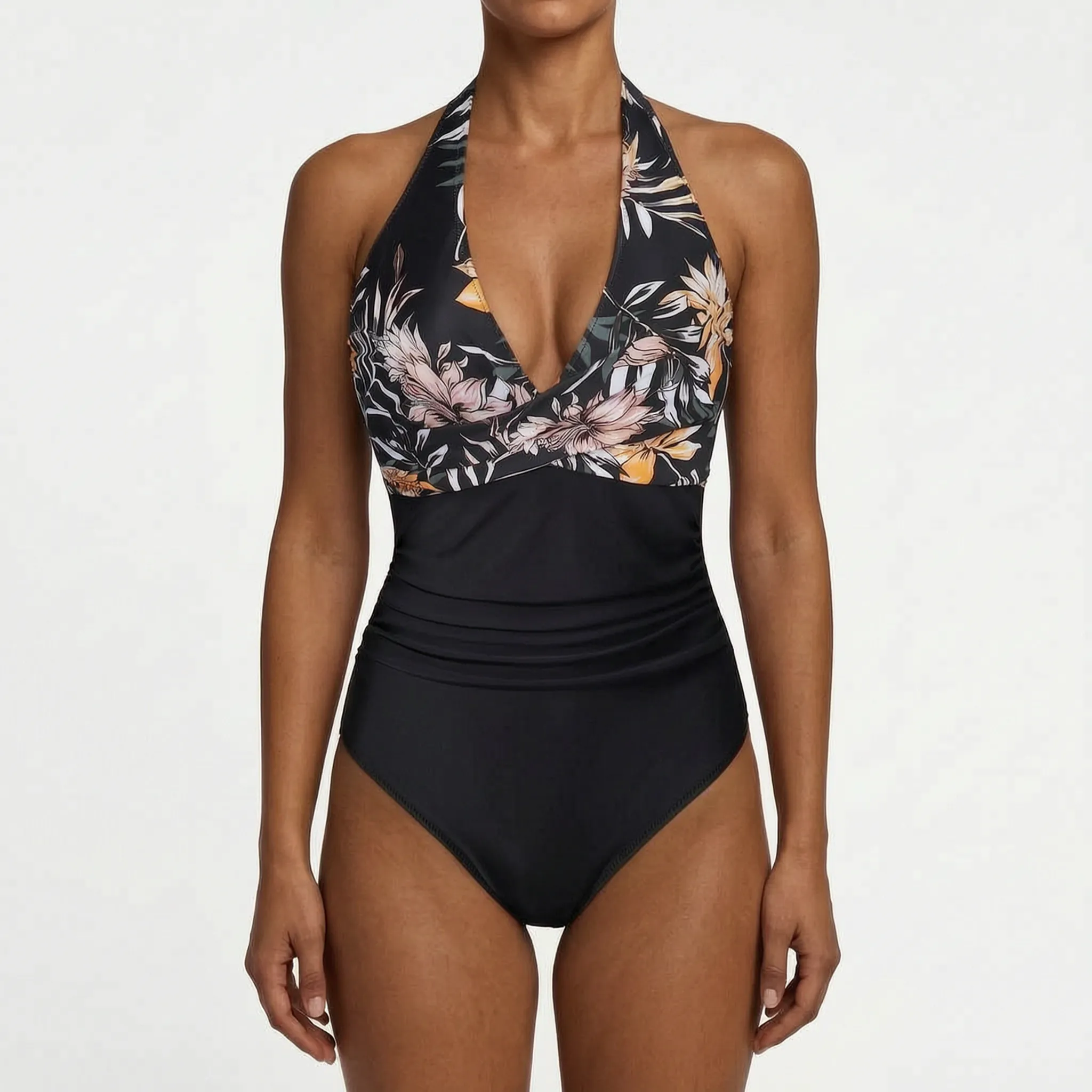 Nordspur | Tropiluna Halter Neck One Piece Swimsuit