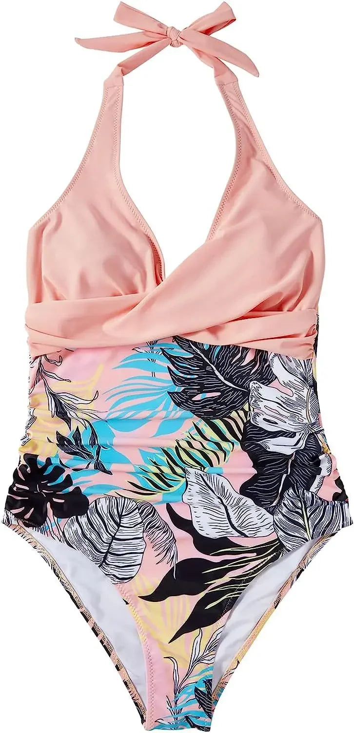 Nordspur | Tropiluna Halter Neck One Piece Swimsuit