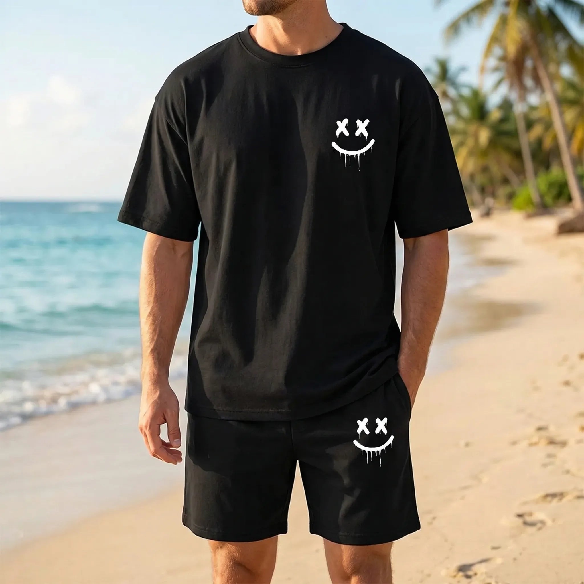 Nordspur | Tropivex Hawaiian Print Short Sleeve And Shorts Set
