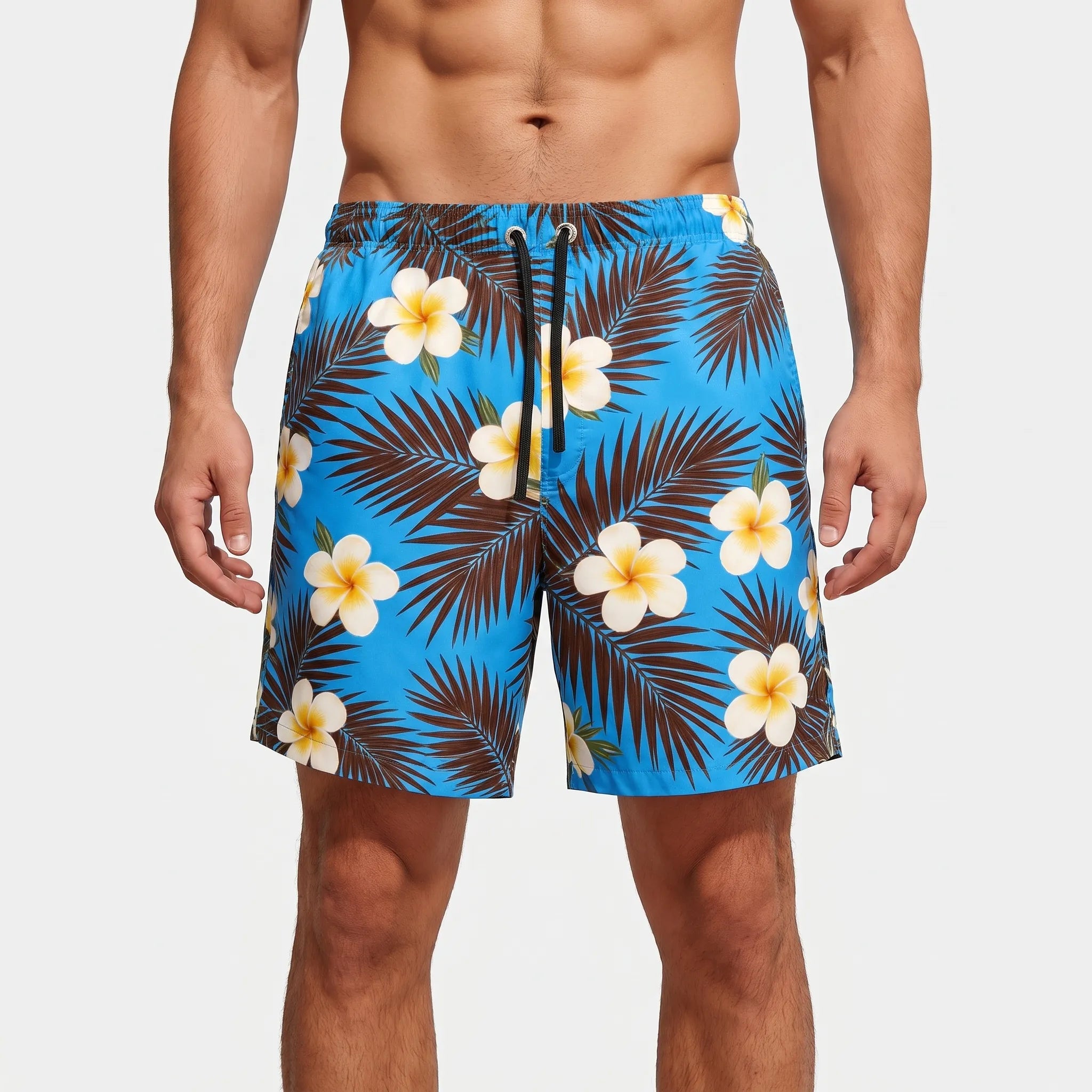 Nordspur | Tropivibe Casual Tropical Print Men's Swim Trunks
