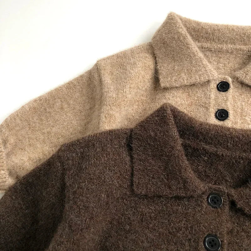 Nordspur | Turn Down Collar Knit Sweater