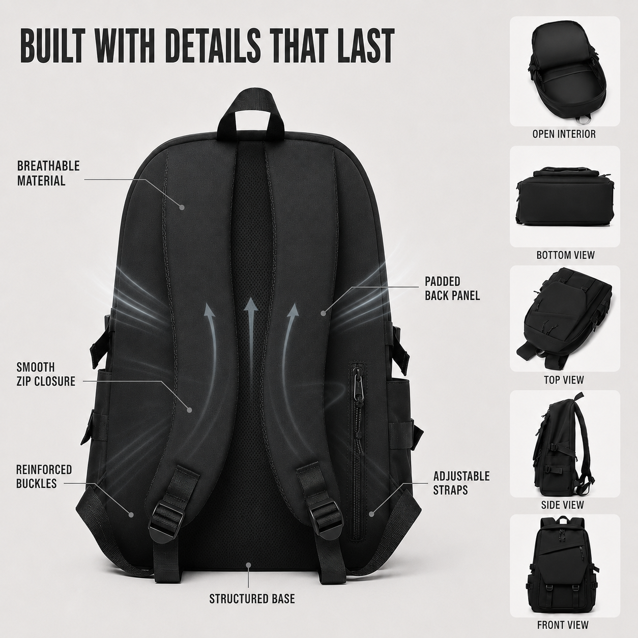 Nordspur | Urbtrex Large Capacity Solid Colour Backpack