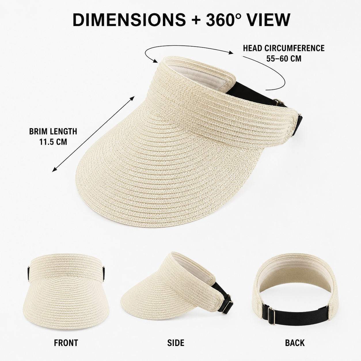 Nordspur | Vandra Woven Wide Brim Visor