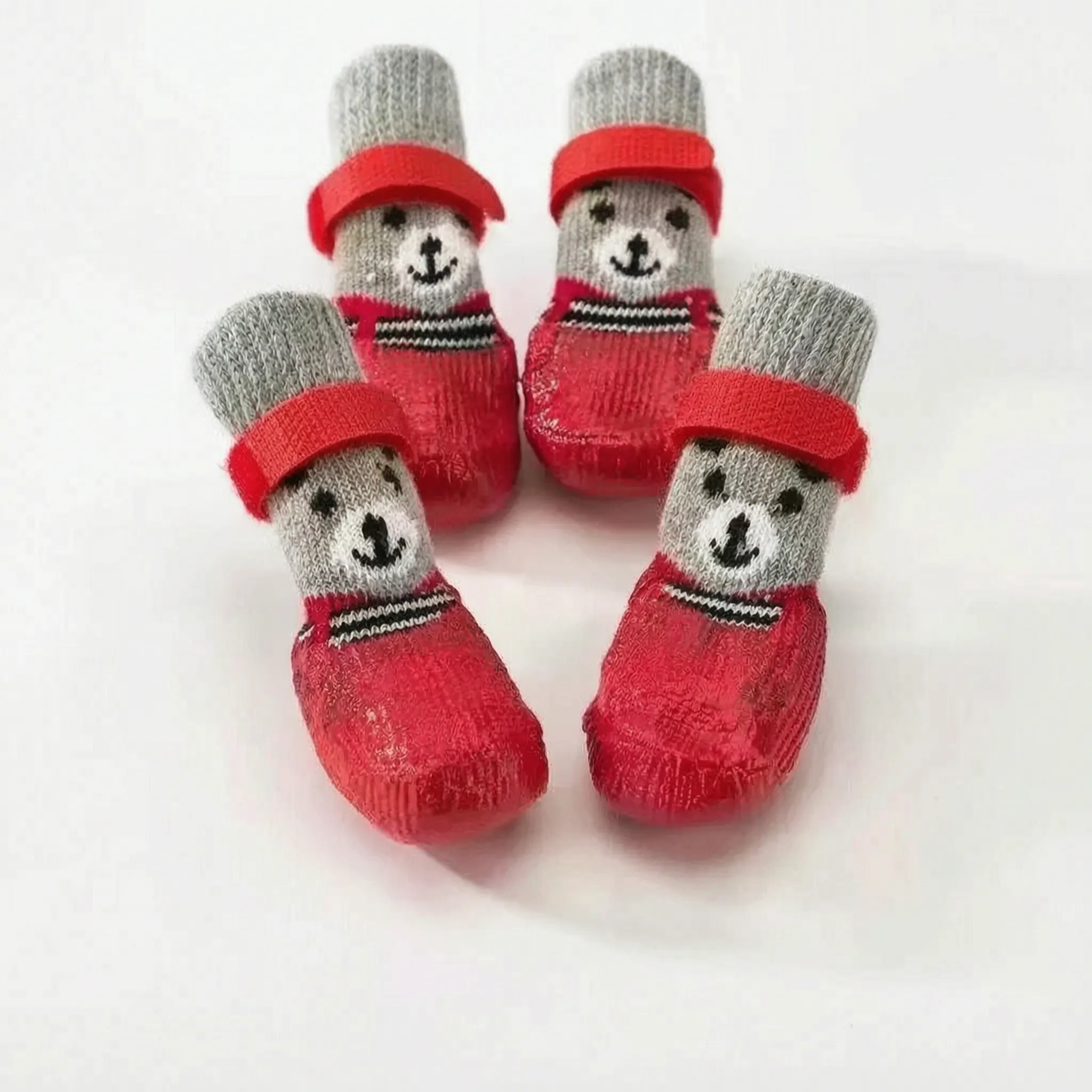 Nordspur | Vankor Cartoon Bear Pattern Knitted Dog Socks