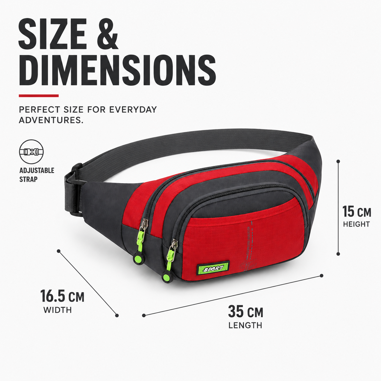 Nordspur | Vaylix Waterproof Nylon Waist Pack