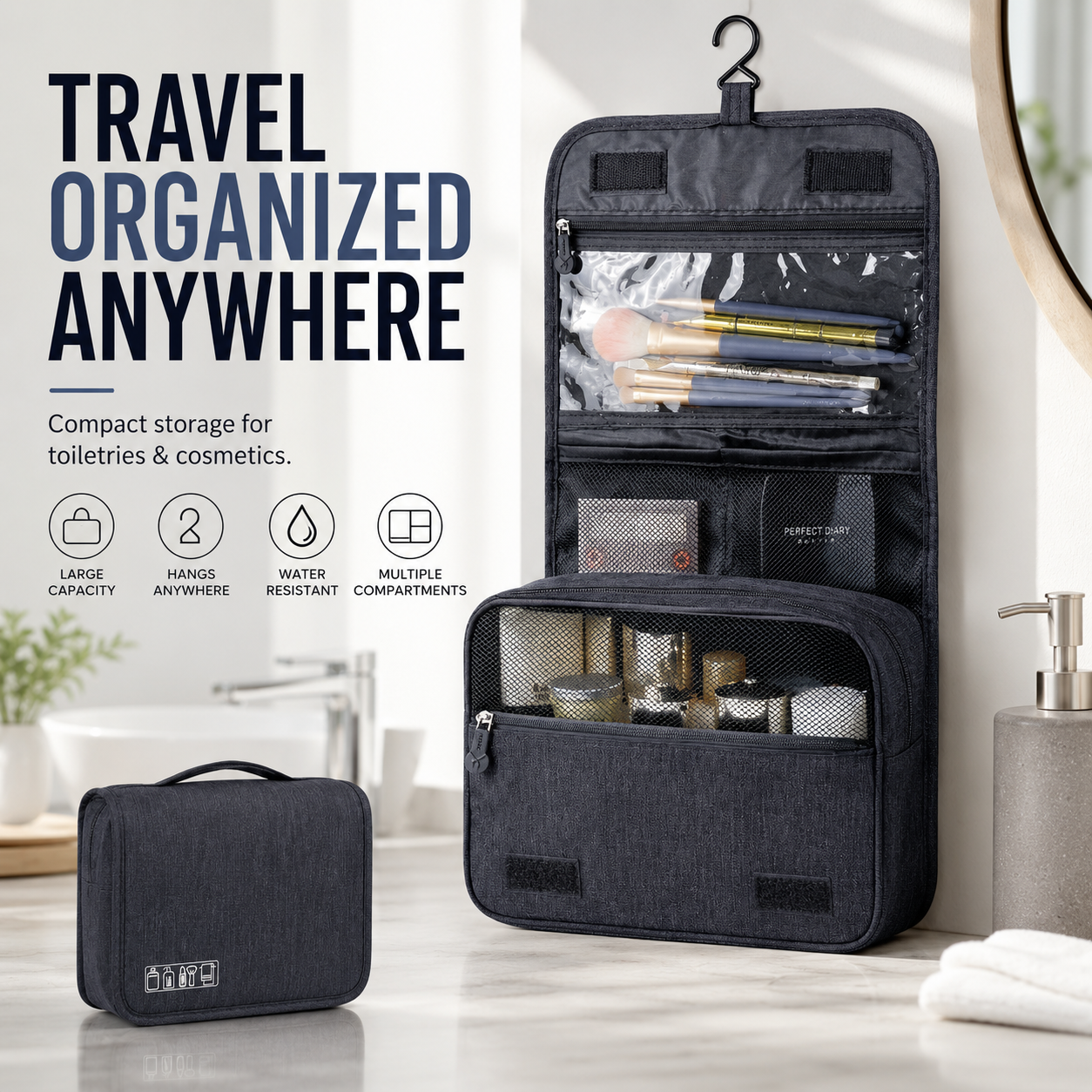 Nordspur | Vaylore Waterproof Hanging Toiletry Bag