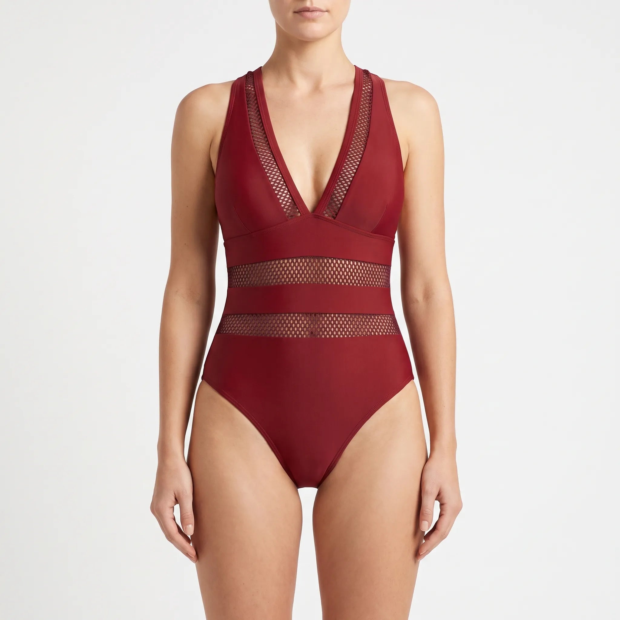 Nordspur | Vayori Cross-Back Cut Out One-Piece Swimsuit